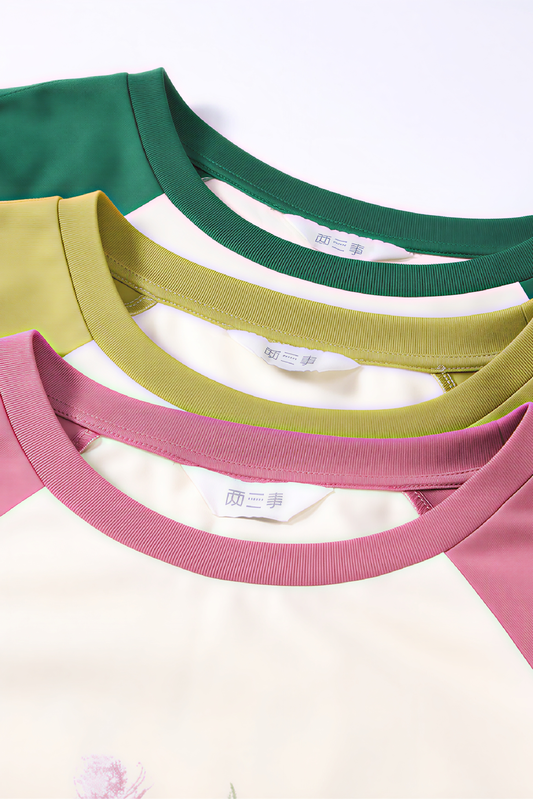 Van Gogh-Inspired Art Print Color-Block T-Shirt