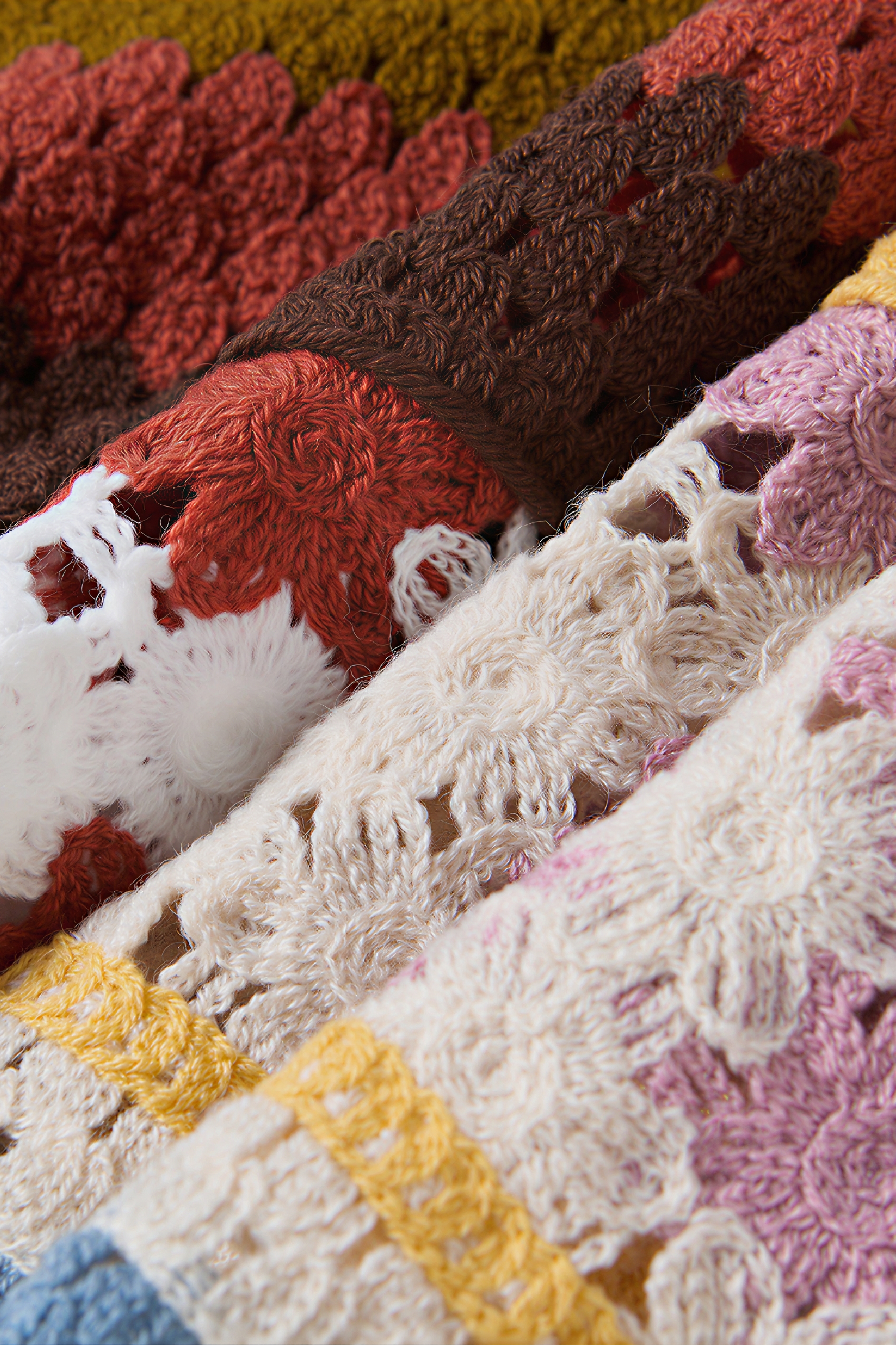 Crochet Openwork Knit Cardigan Jacket