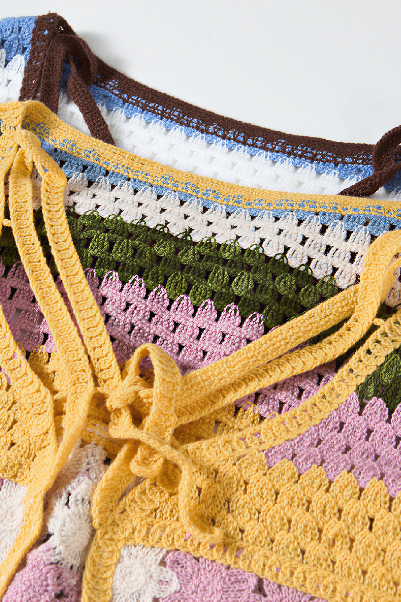 Crochet Openwork Knit Cardigan Jacket