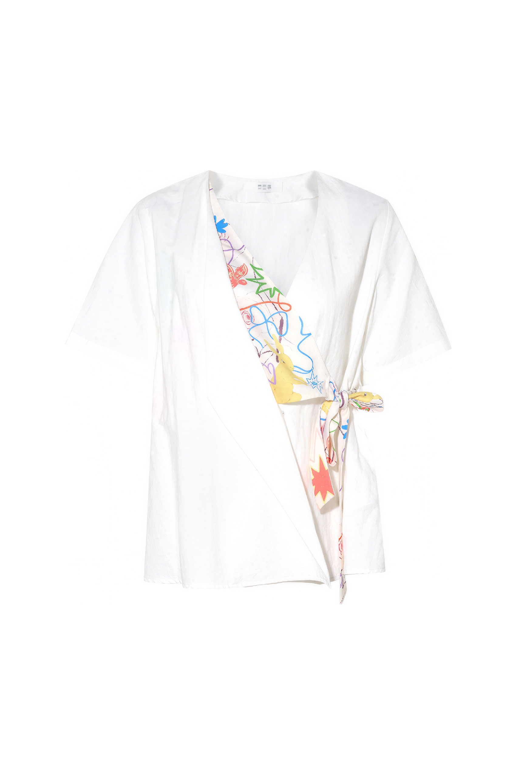 French V-Neck Designer Shirt | LYONSENS Women's Fashion