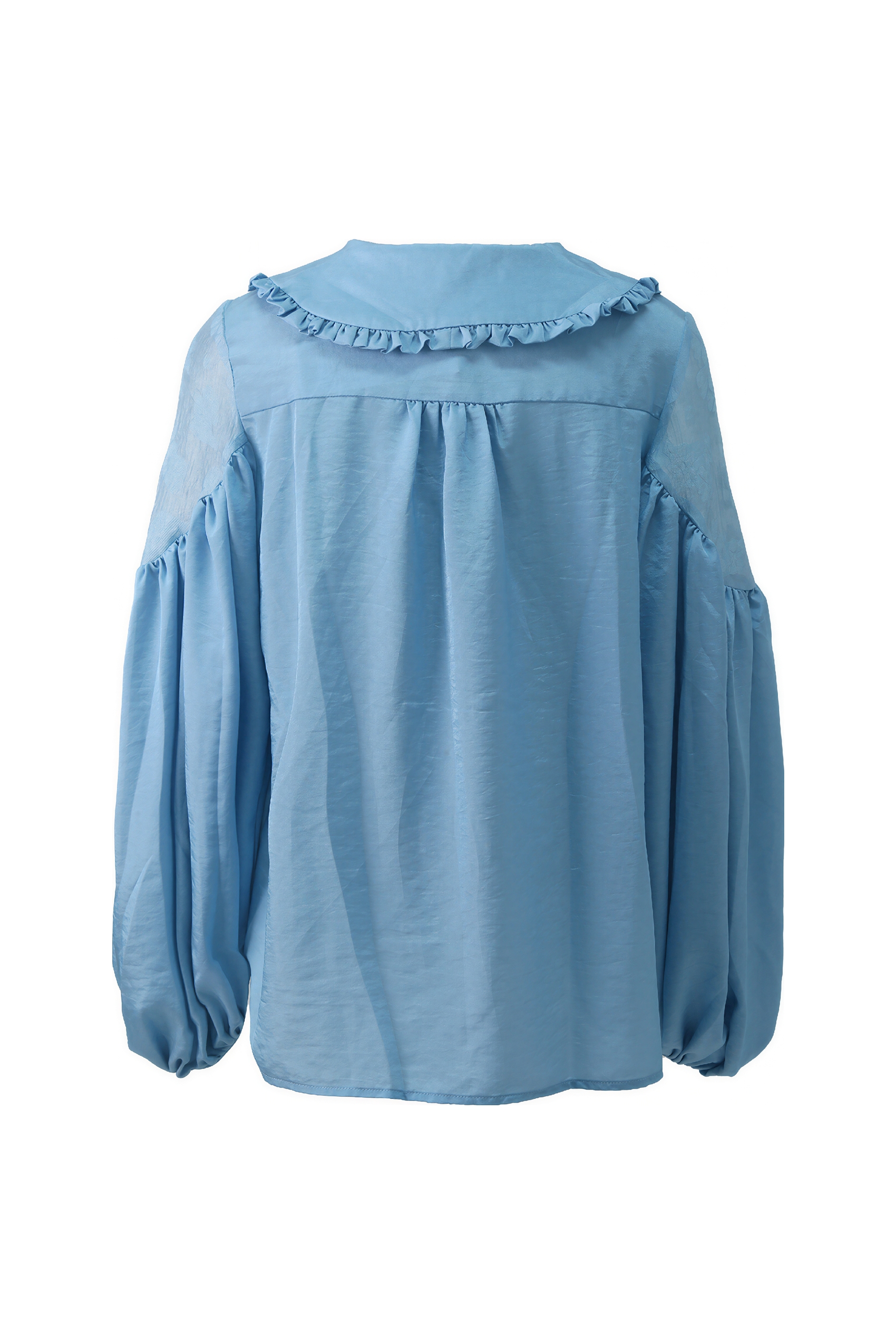 French-style lantern sleeve shirt