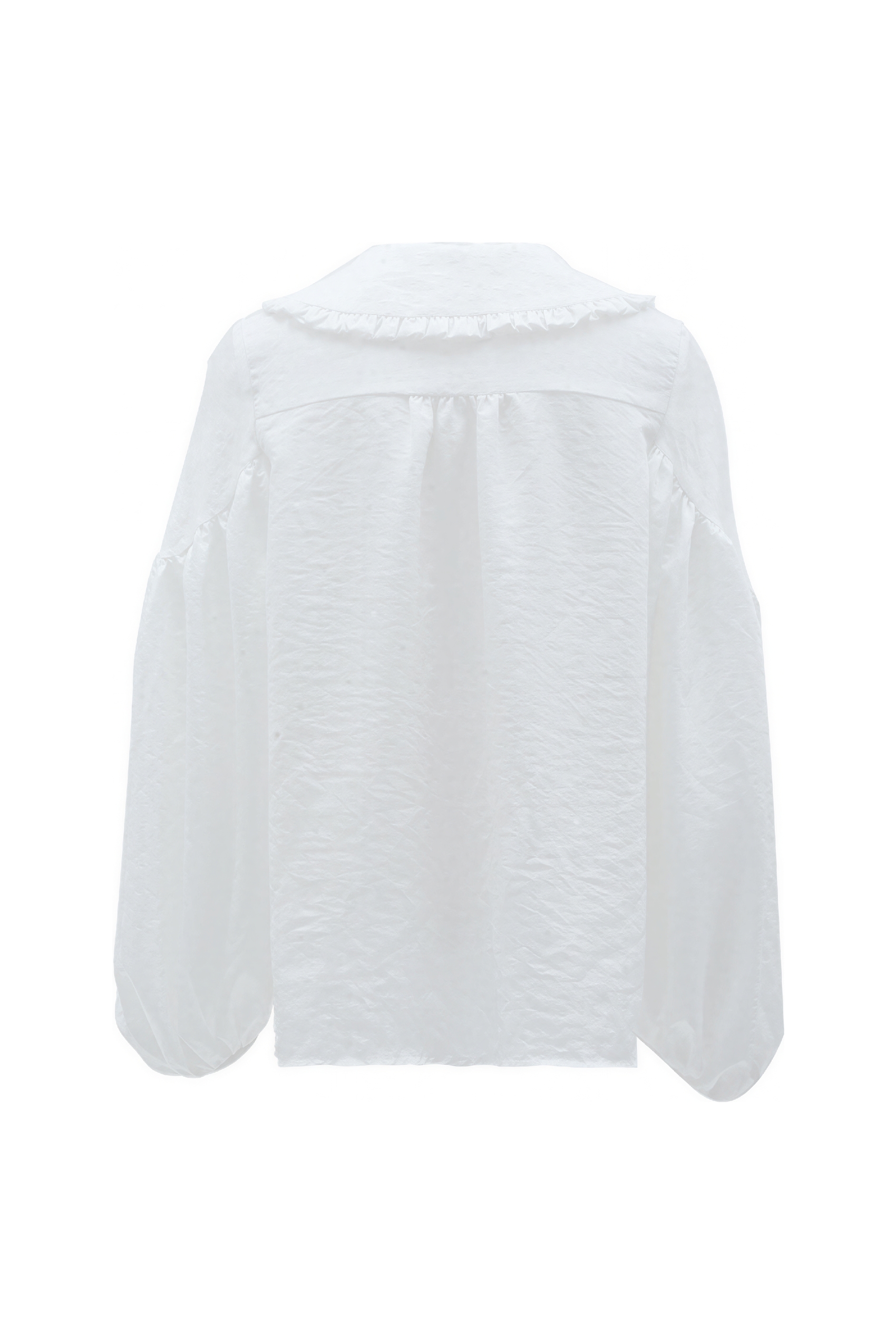 French-style lantern sleeve shirt