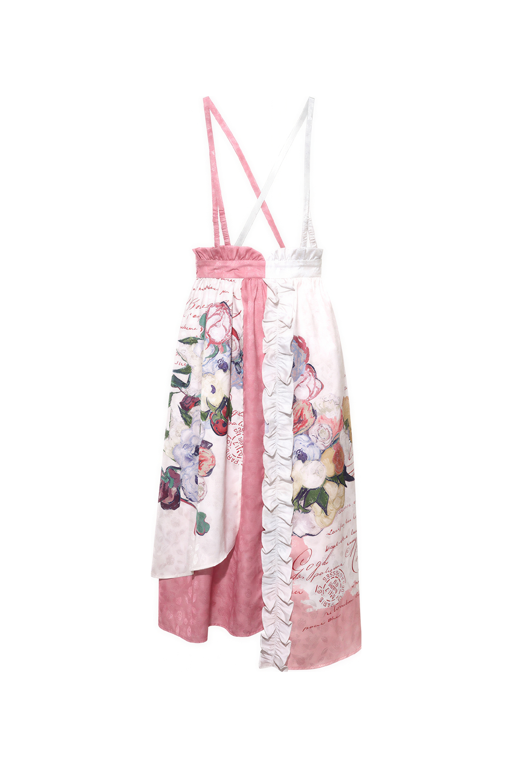 Van Gogh-Inspired Art Print Ruffle Skirt