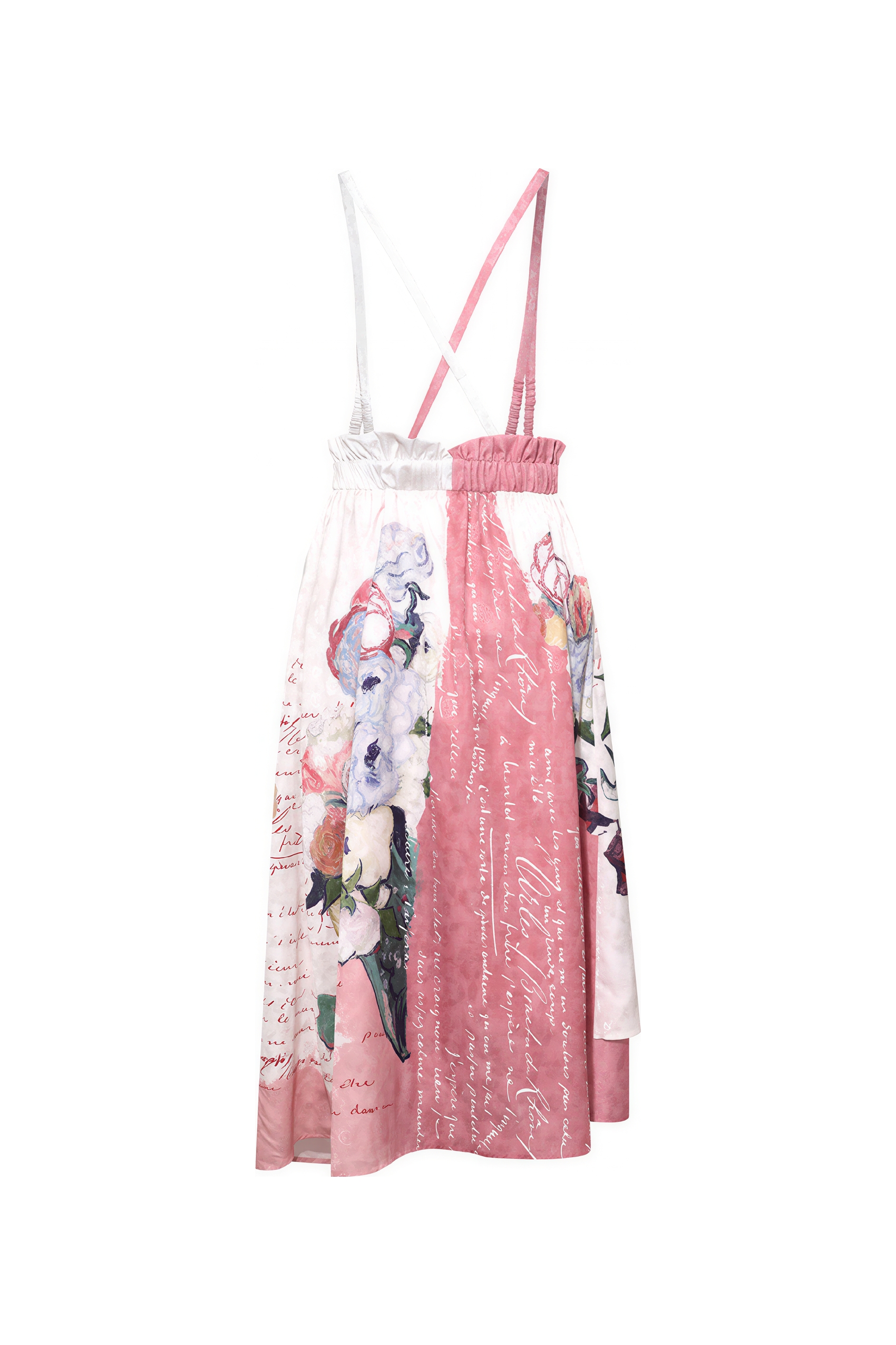 Van Gogh-Inspired Art Print Ruffle Skirt