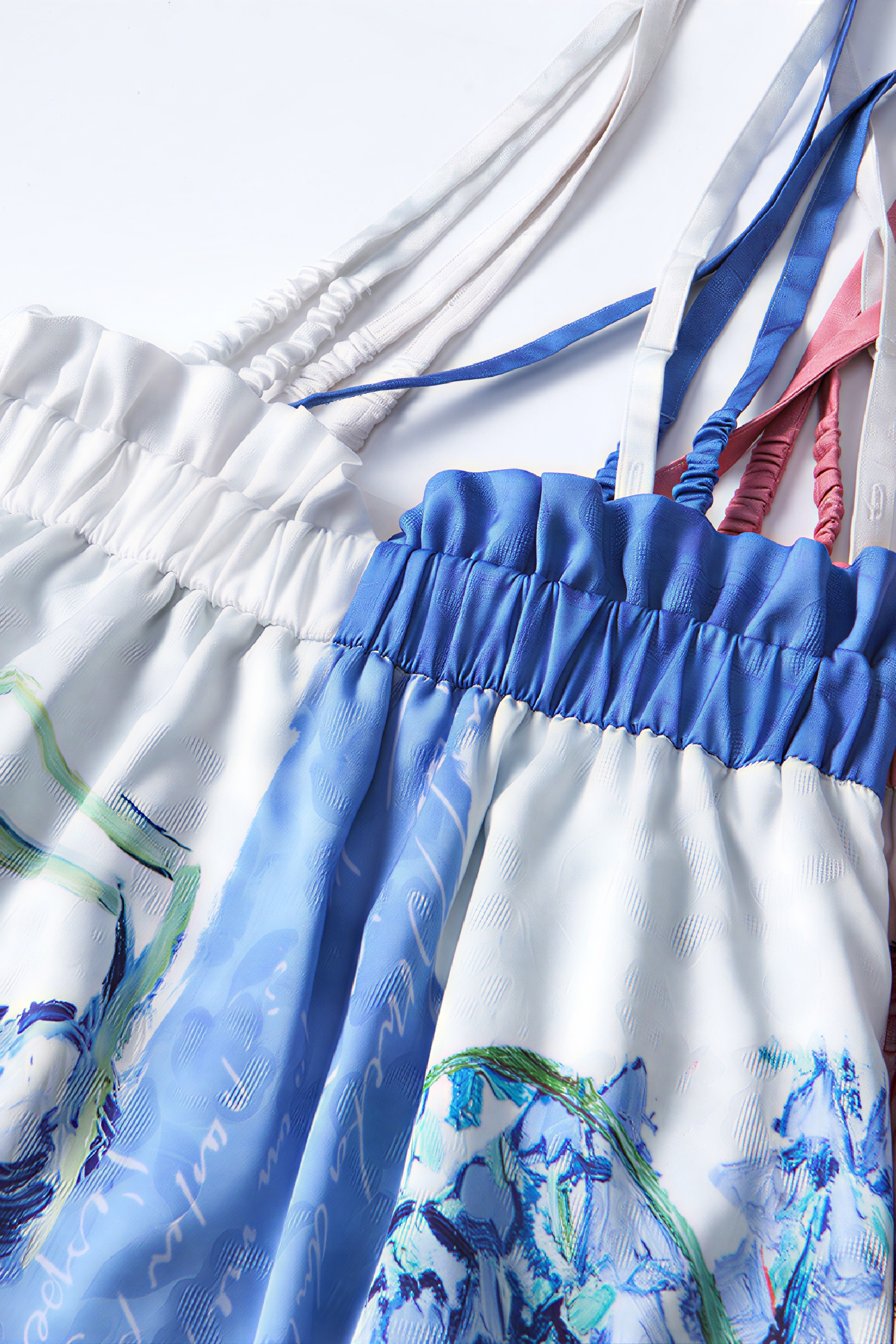 Van Gogh-Inspired Art Print Ruffle Skirt