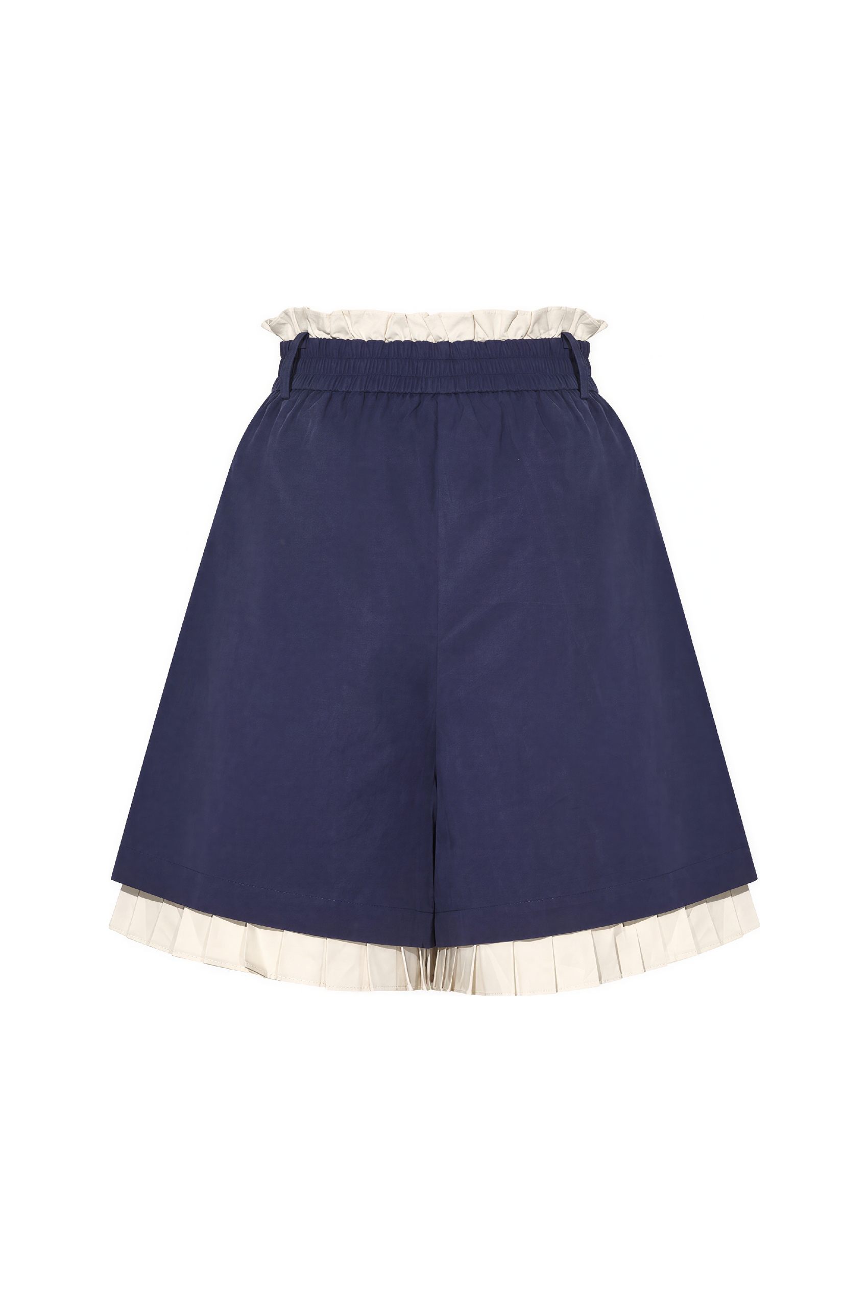 Van Gogh-Inspired Pleated Bubble Skort