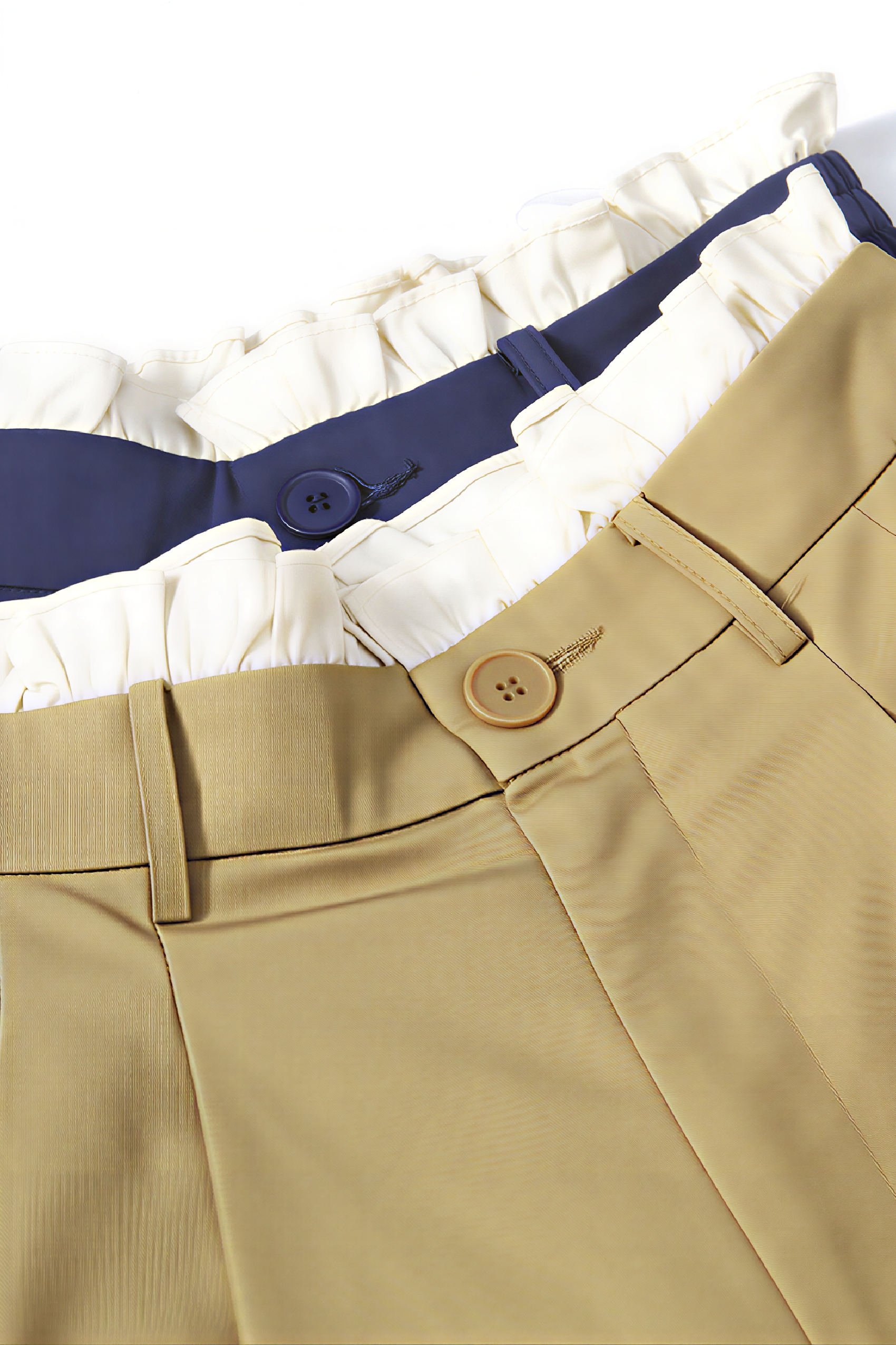 Van Gogh-Inspired Pleated Bubble Skort