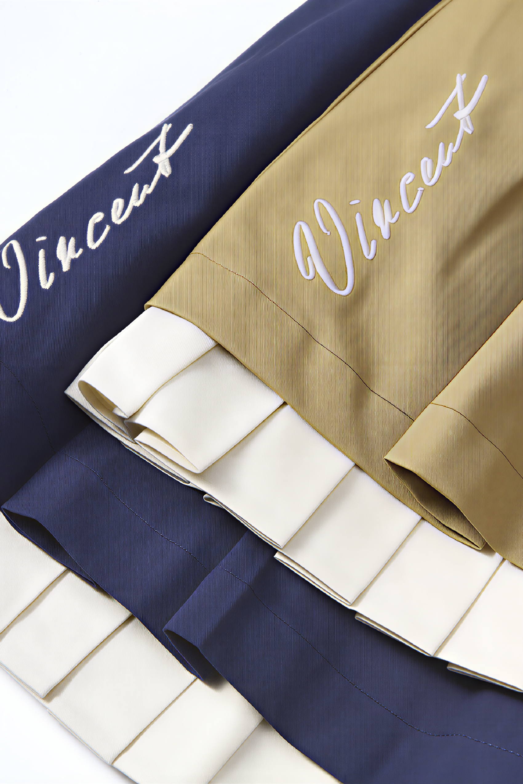 Van Gogh-Inspired Pleated Bubble Skort