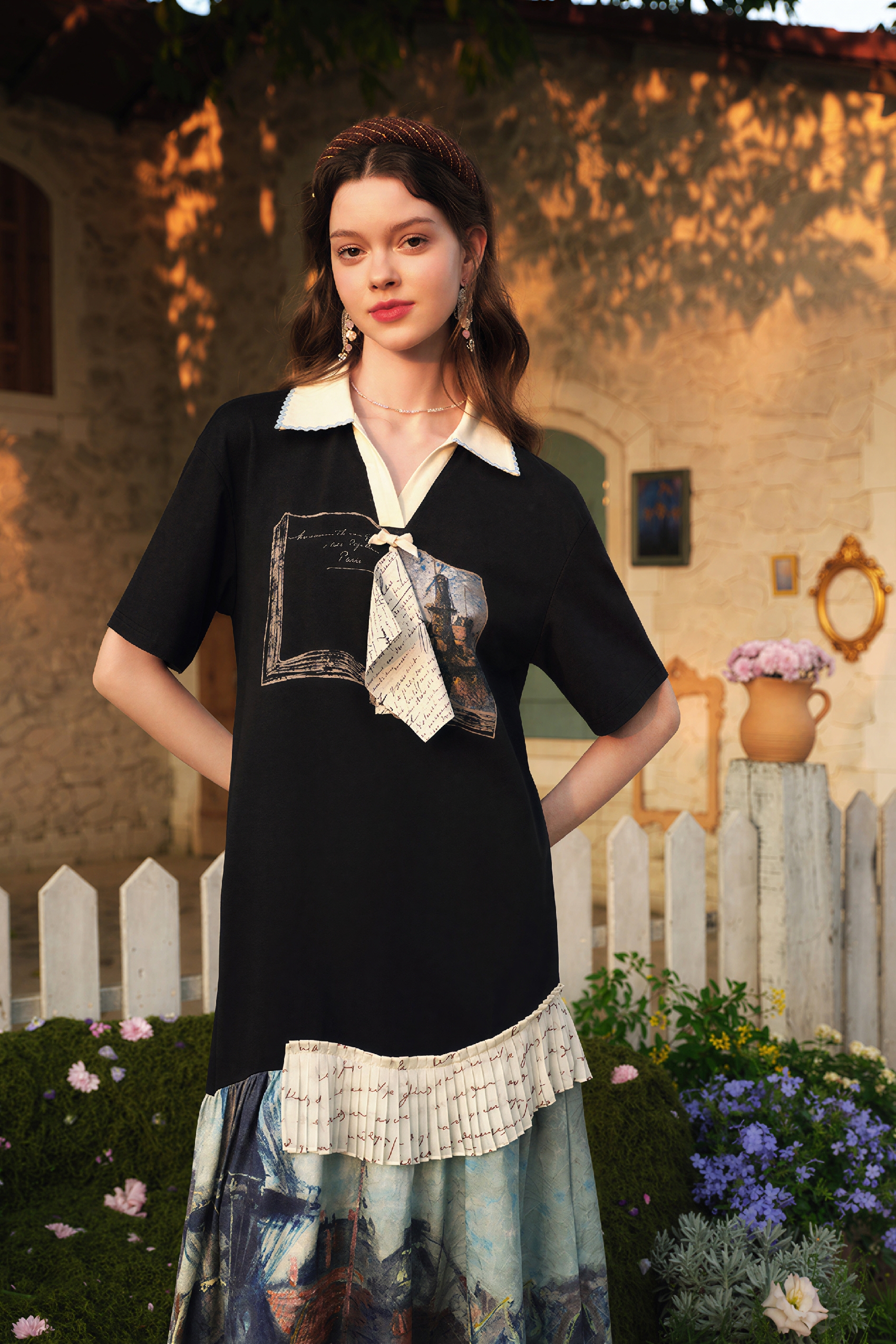 Pink Slim-Fit T-Shirt Dress