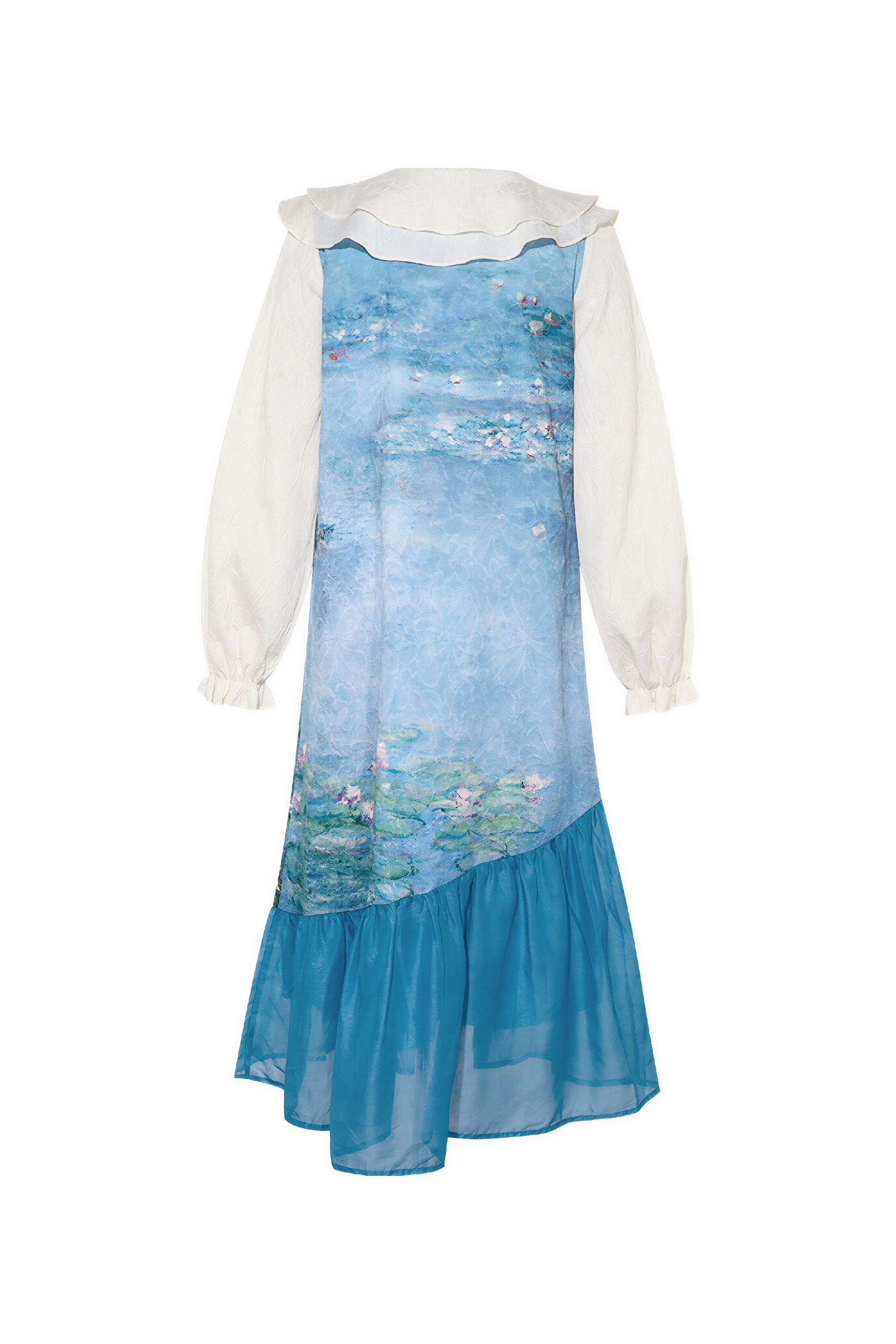 Monet-Inspired Oil Painting Dress