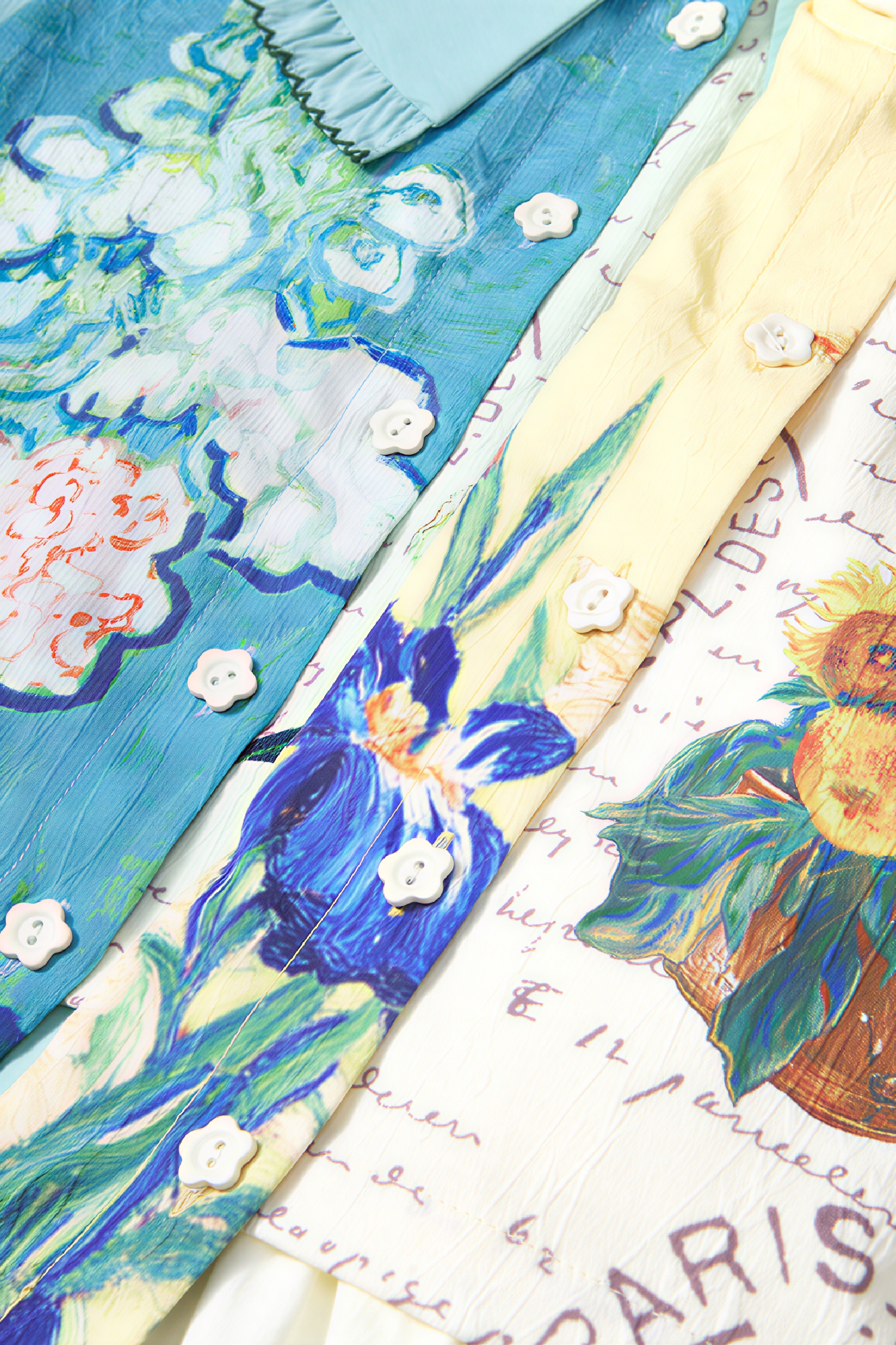 Van Gogh-Inspired Art Print Slimming Maxi Dress