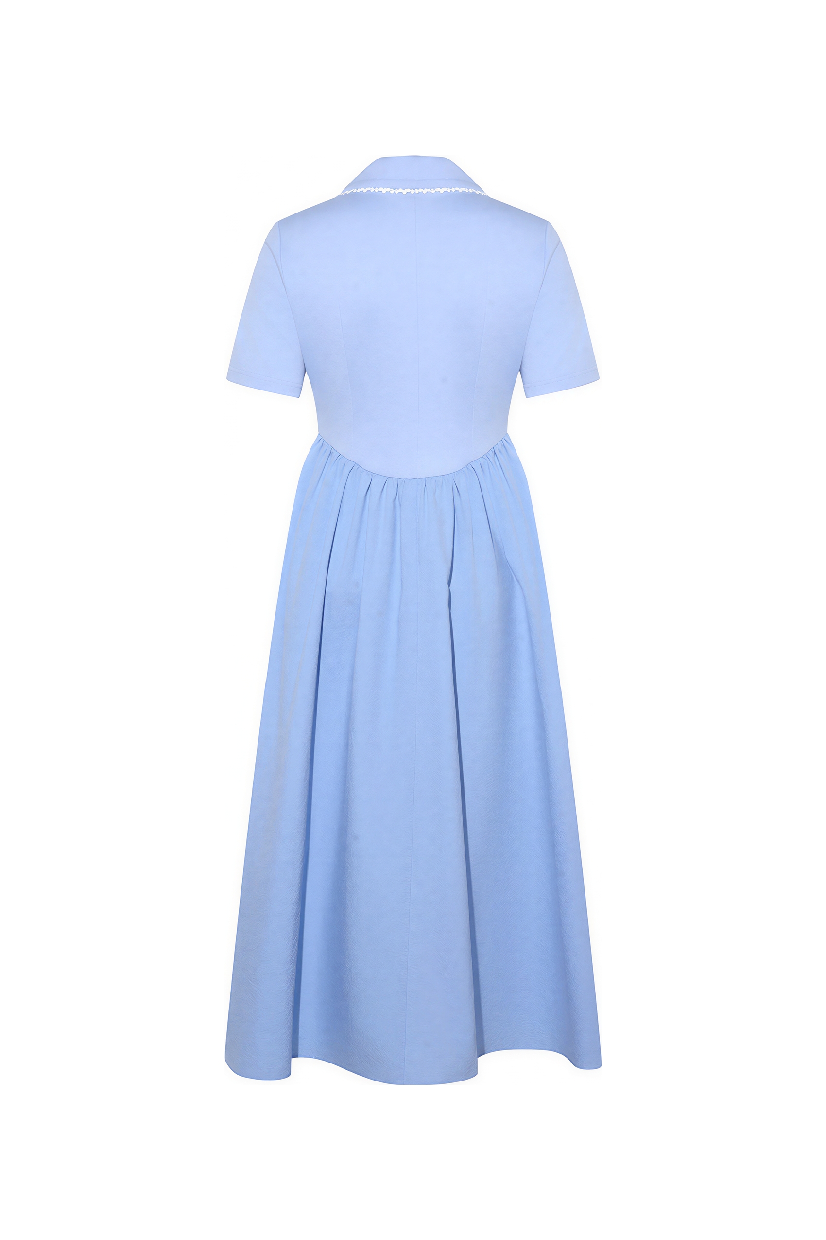 French A-Line Slim-Fit Maxi Dress-LYONSENS