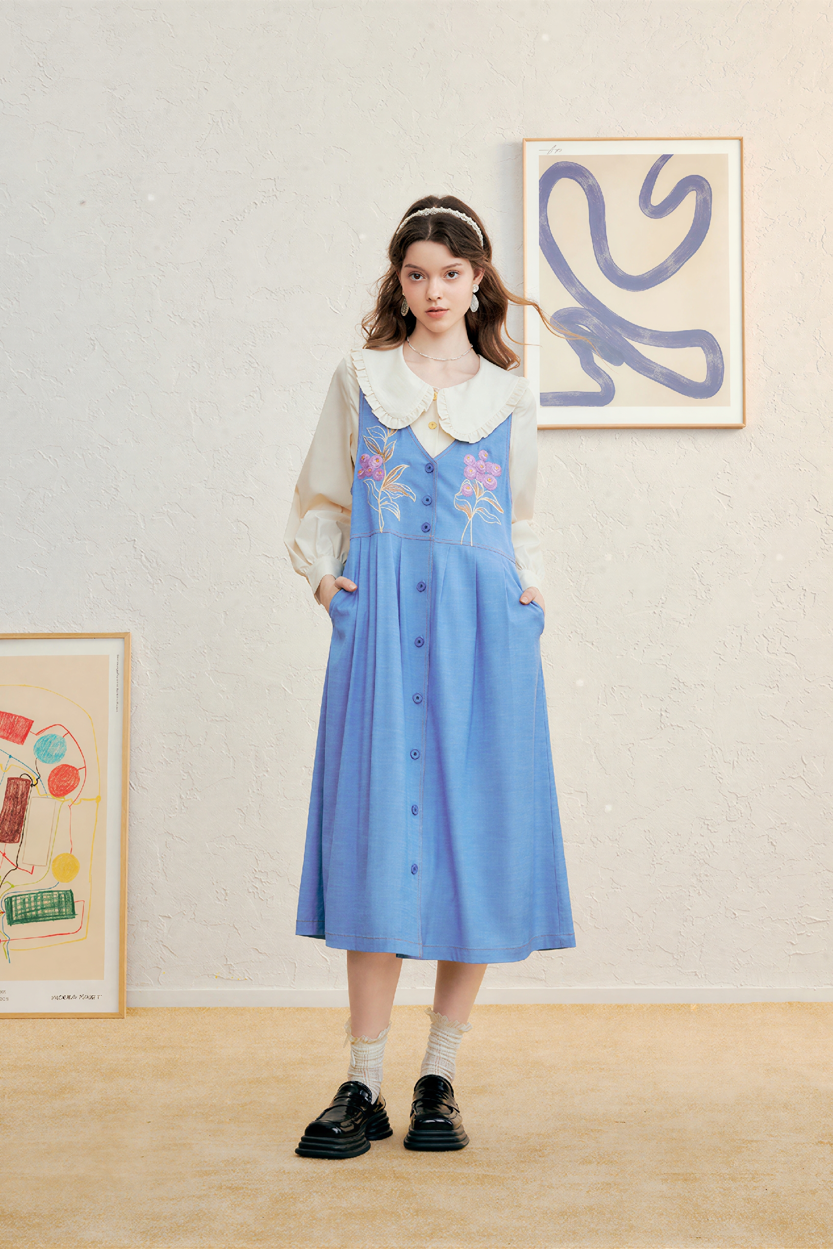 French Designer Tank Dress