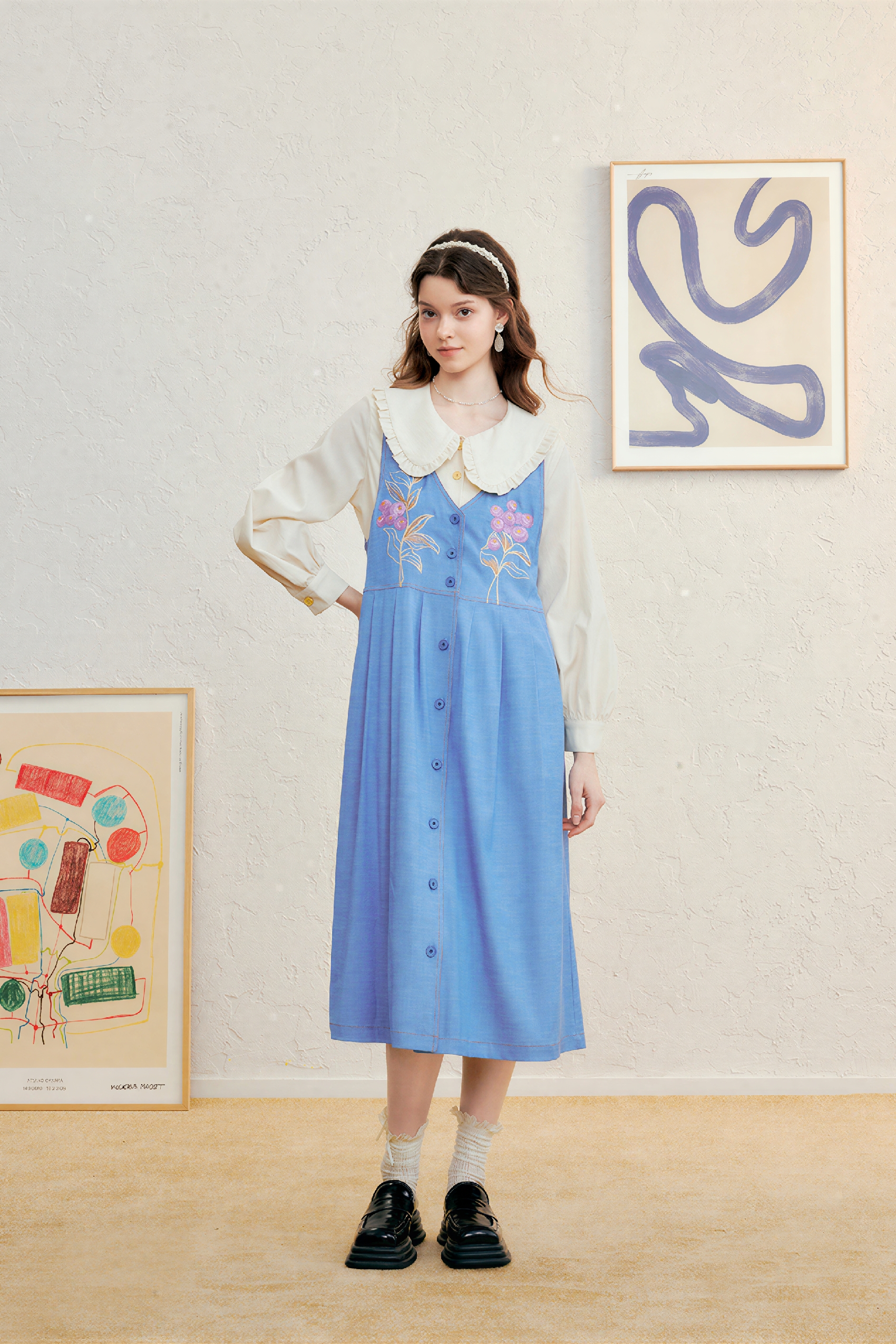 French Designer Tank Dress