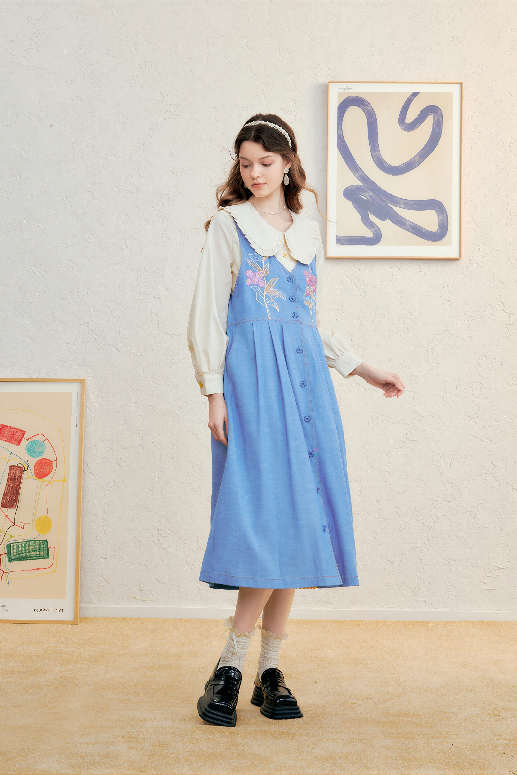 French Designer Tank Dress