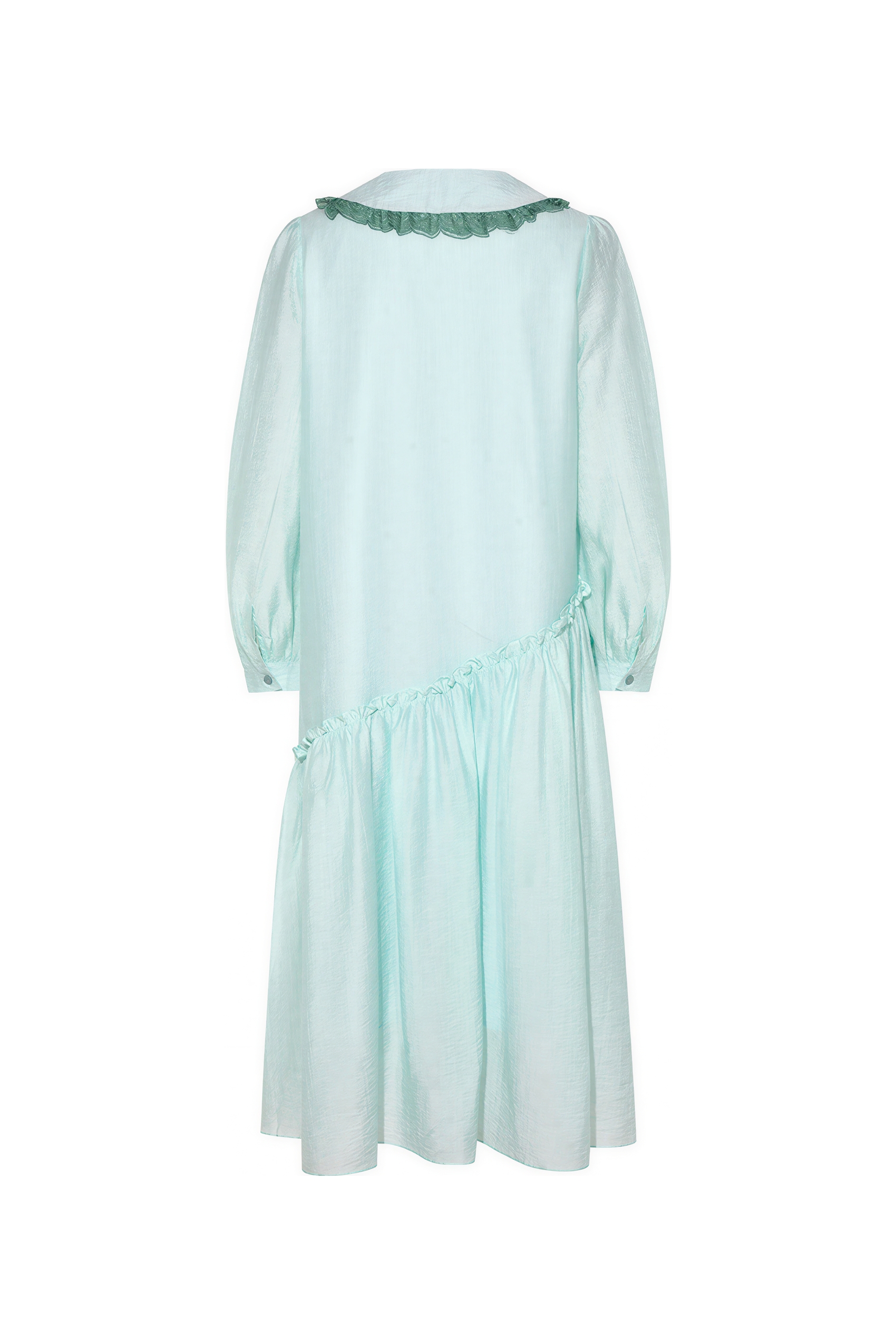 Designer Long-Sleeve Shirt Dress