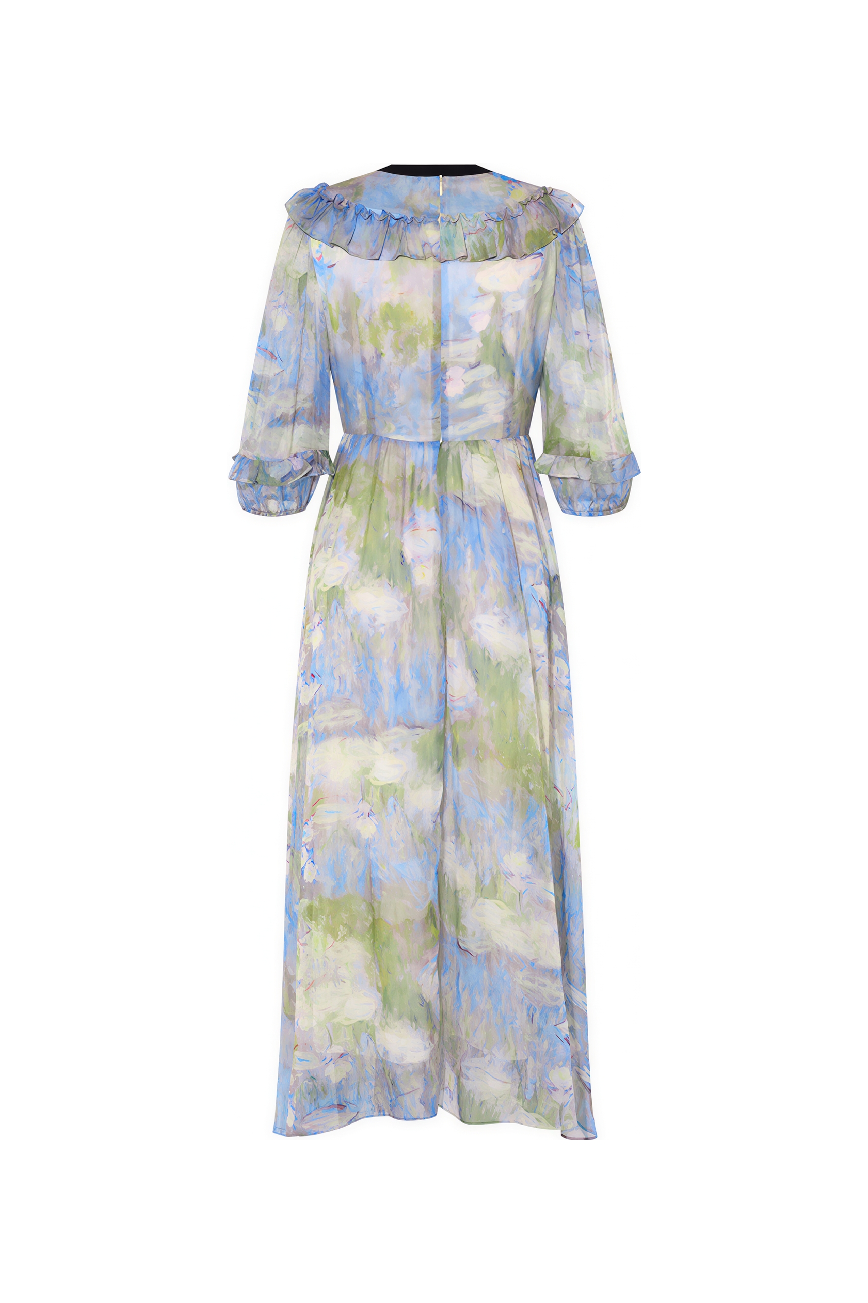 Van Gogh-Inspired French Art Print Vacation Dress
