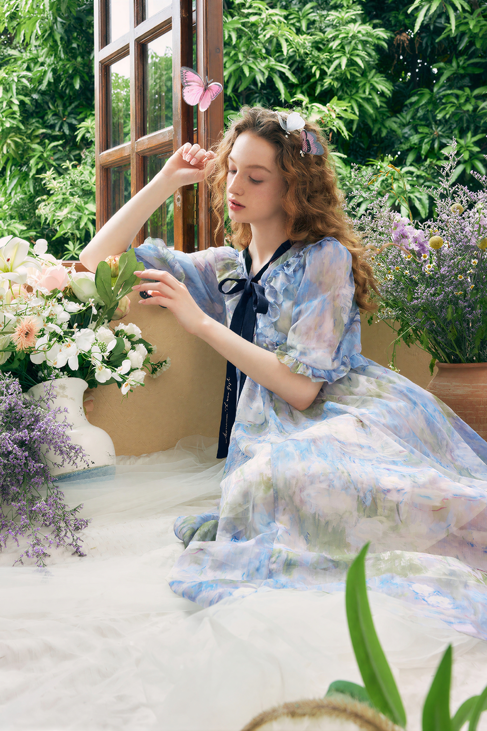 Van Gogh-Inspired French Art Print Vacation Dress