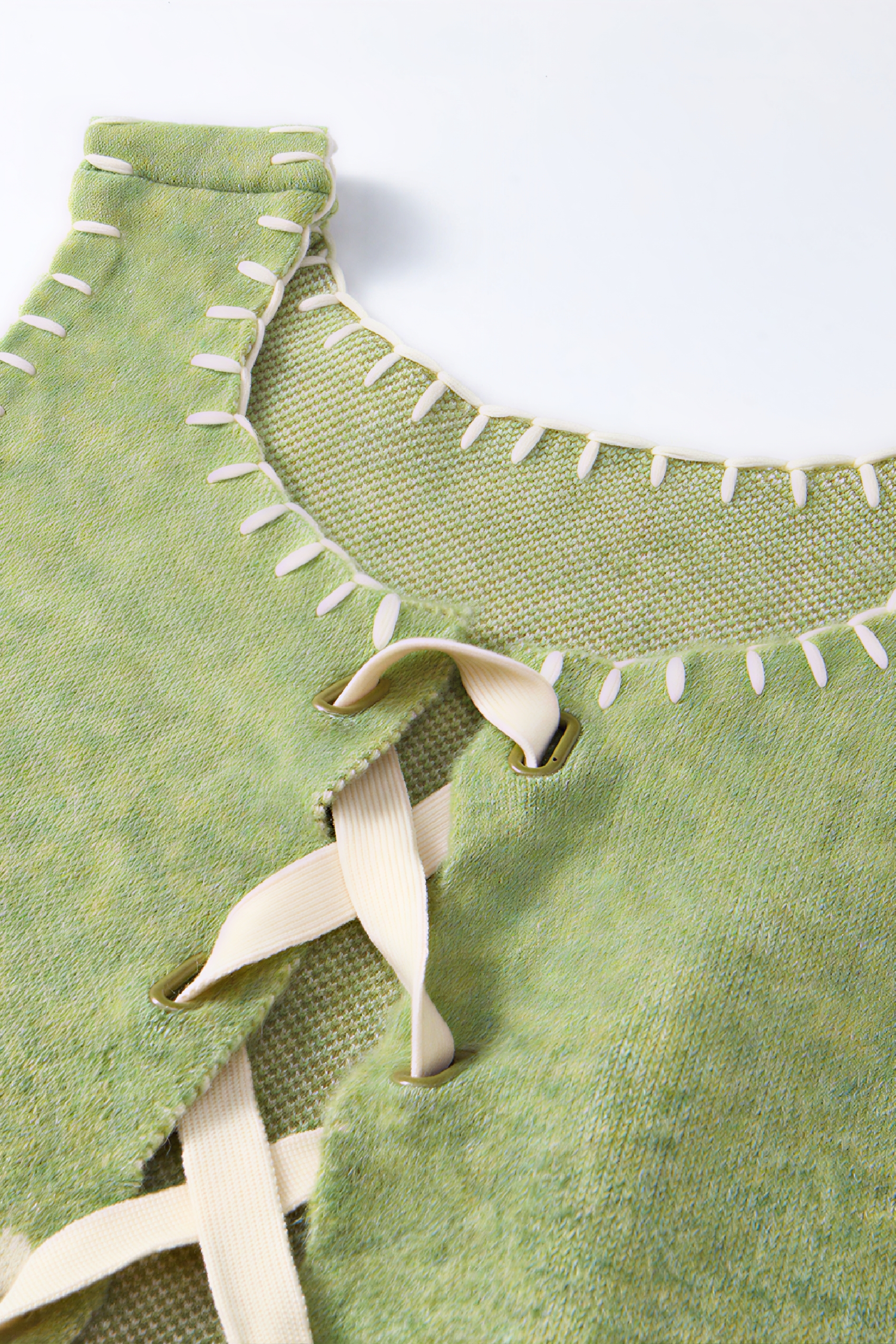 Cropped Knit Sweater Vest