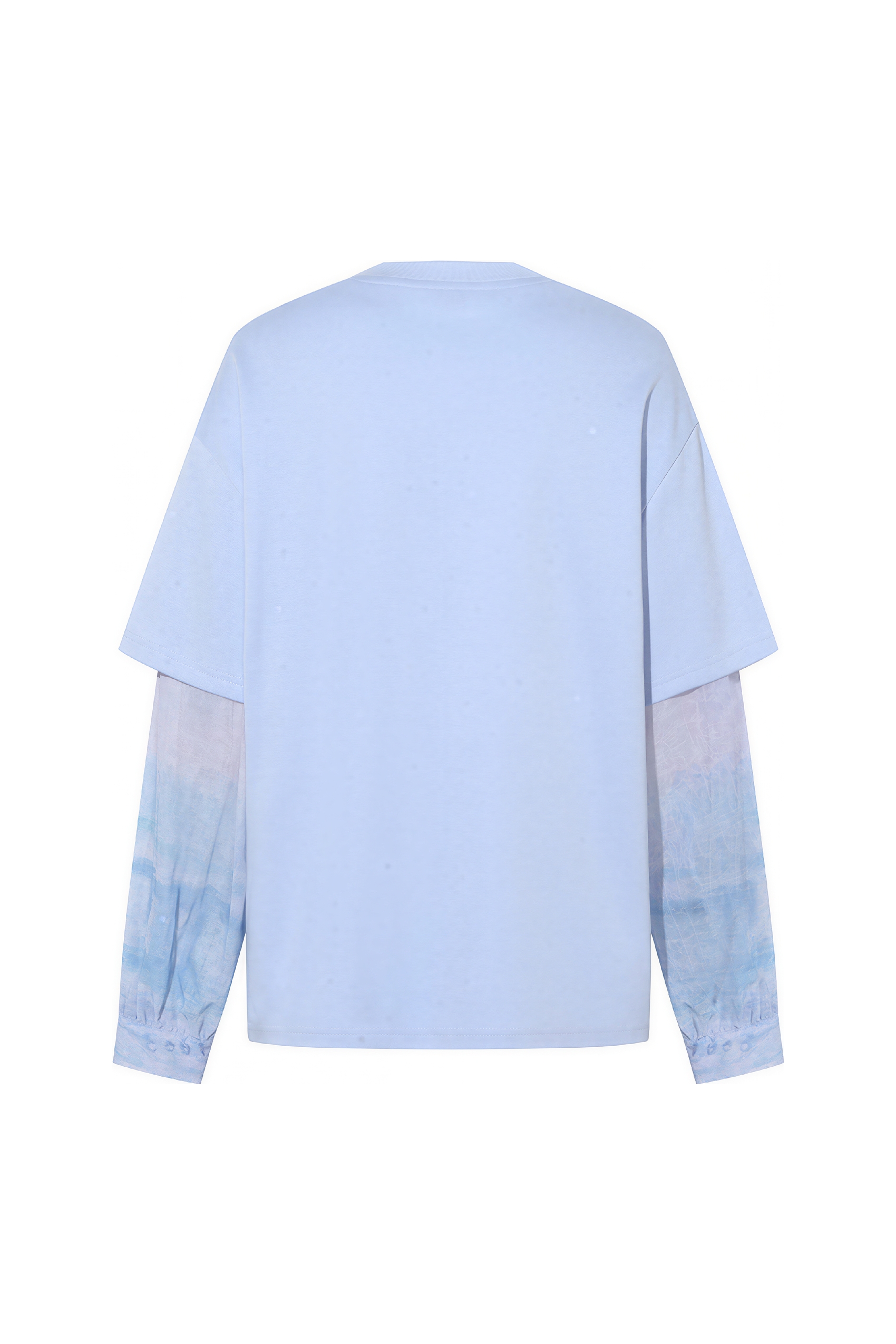 Monet-Inspired Layered Long-Sleeve T-Shirt