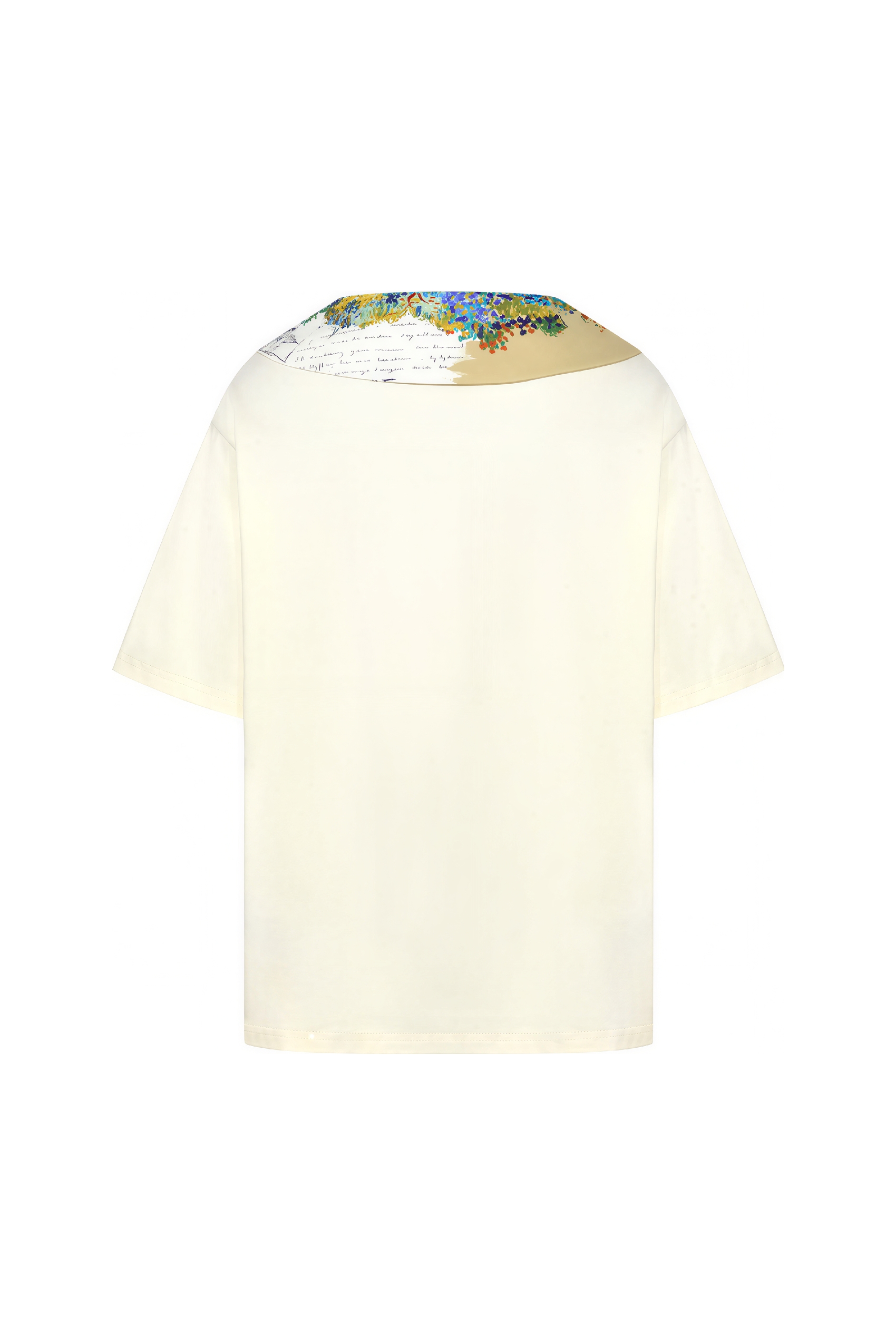 Van Gogh-Inspired Relaxed-Fit Half-Sleeve T-Shirt
