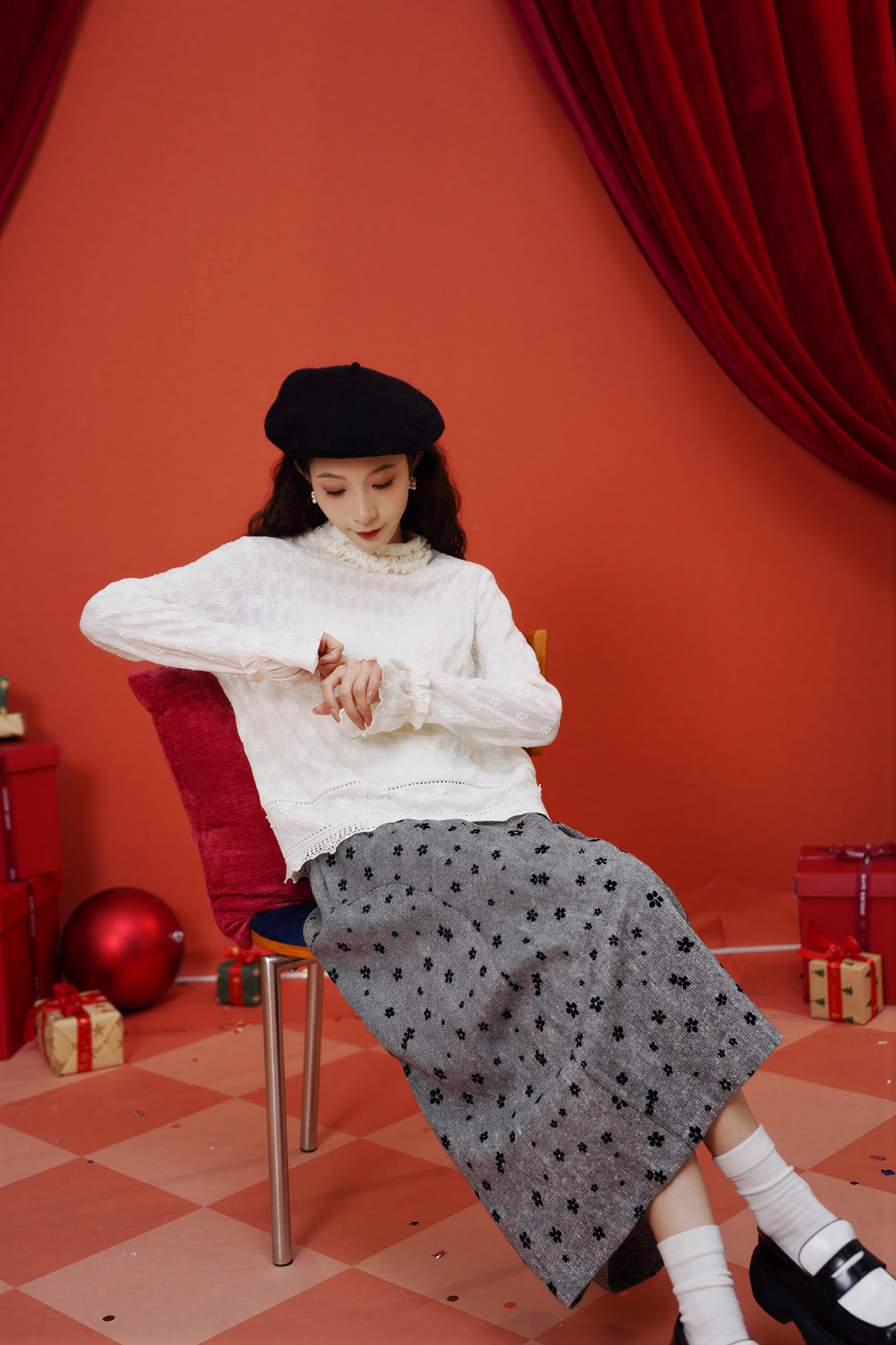 Sweet Ruffled Base Layer T-shirt