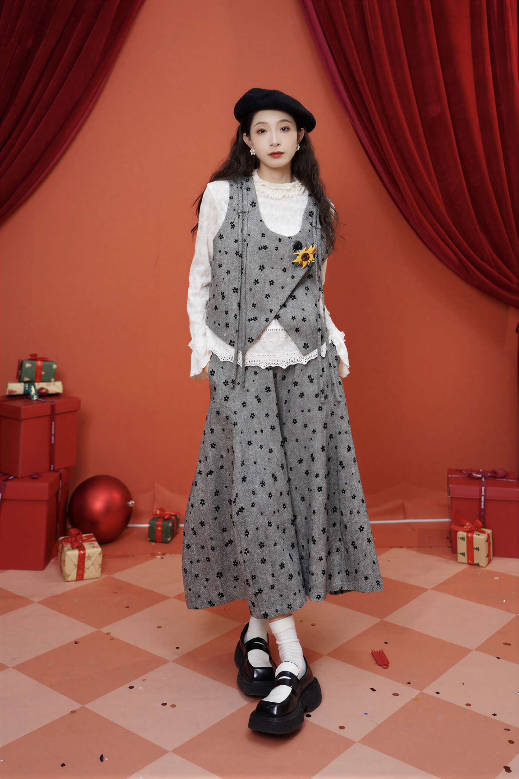 Sweet Ruffled Base Layer T-shirt