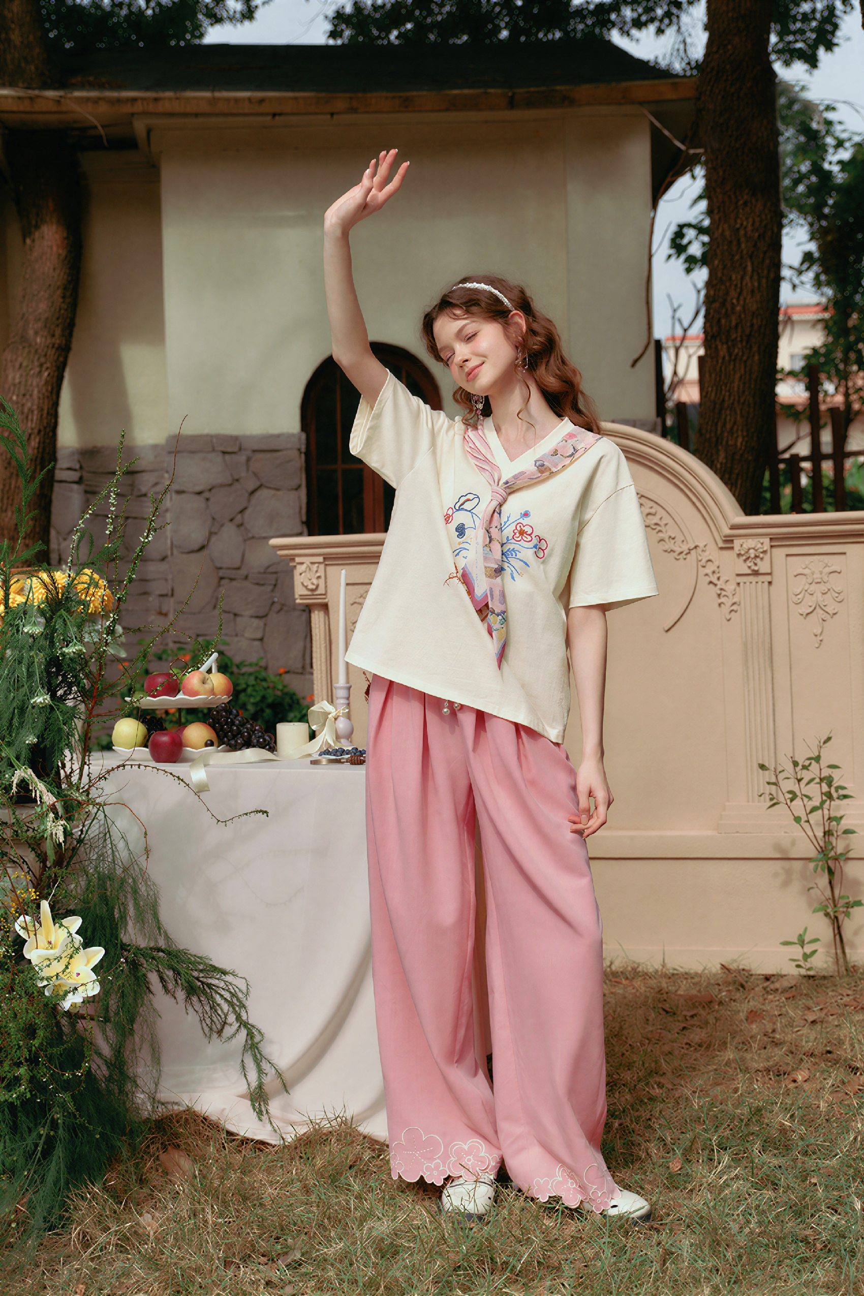 Printed Relaxed Designer T-Shirt-LYONSENS