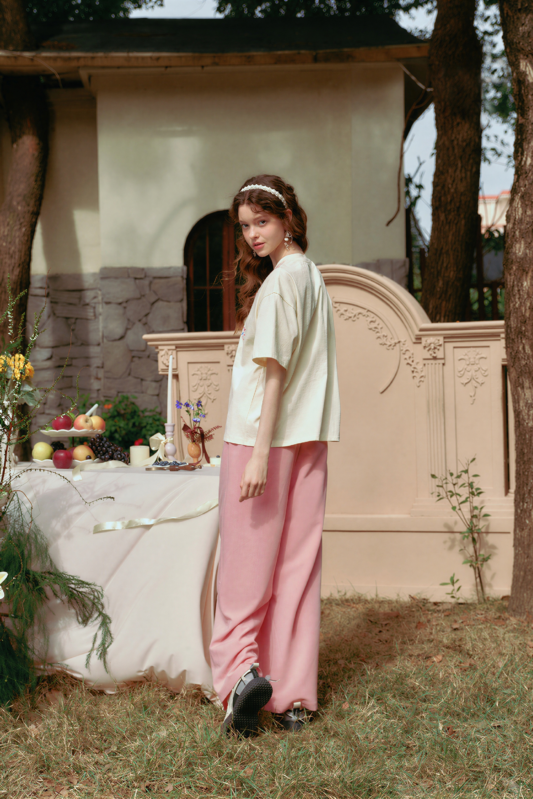 Printed Relaxed Designer T-Shirt-LYONSENS