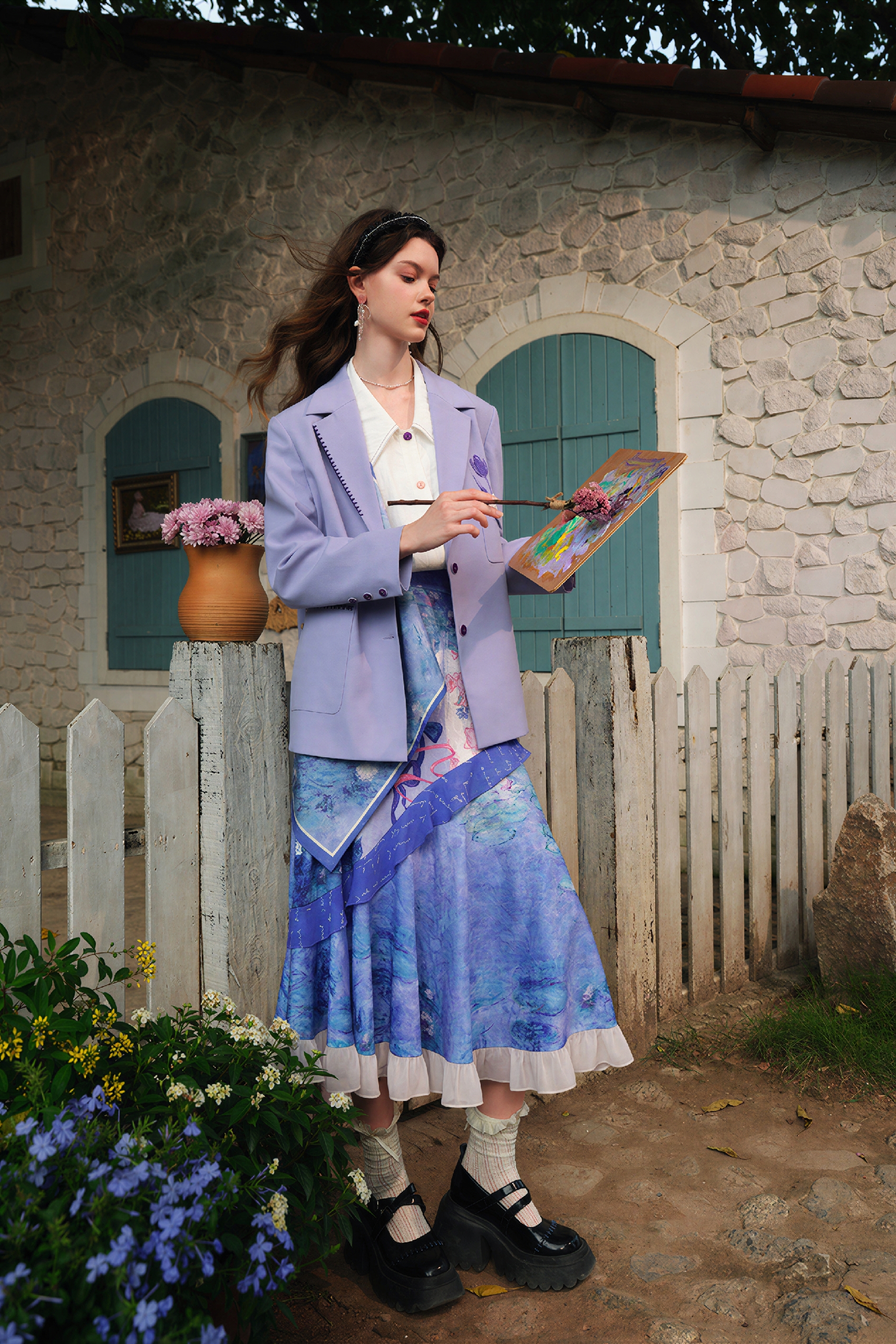 Pink Tailored Blazer with Elevated Style