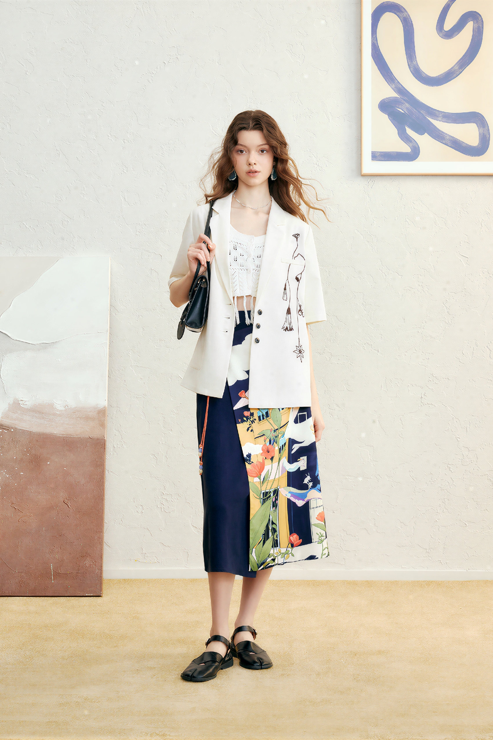 Designer White Blazer