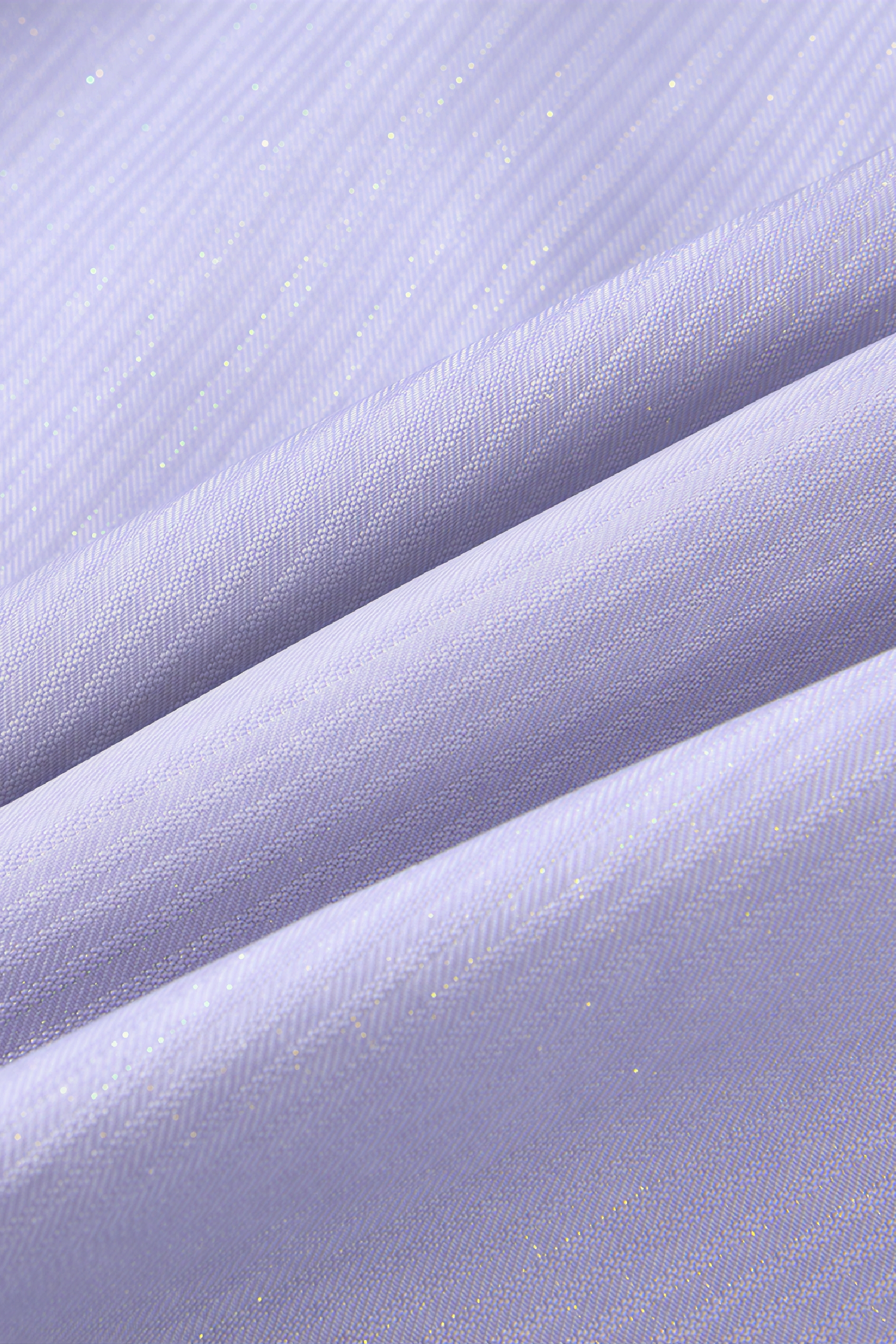 Purple Lace-Trim Cropped Blazer