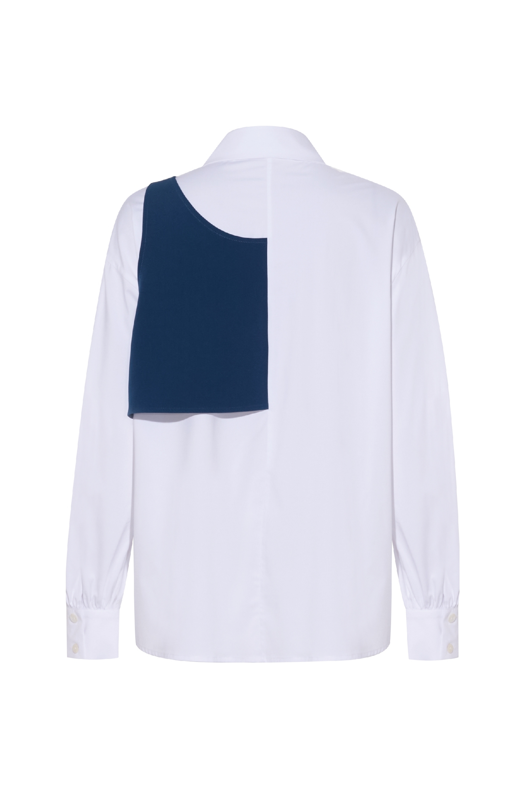 Van Gogh-Inspired Layered-Look Long-Sleeve Shirt