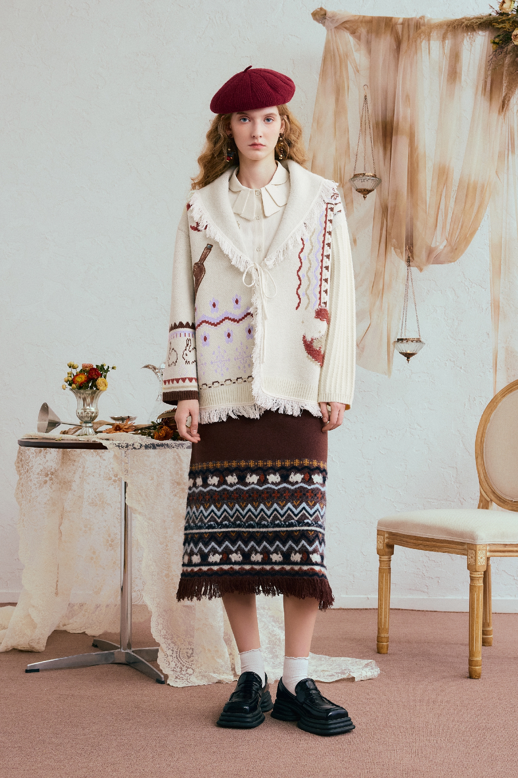 Winter-style Madra half-skirt