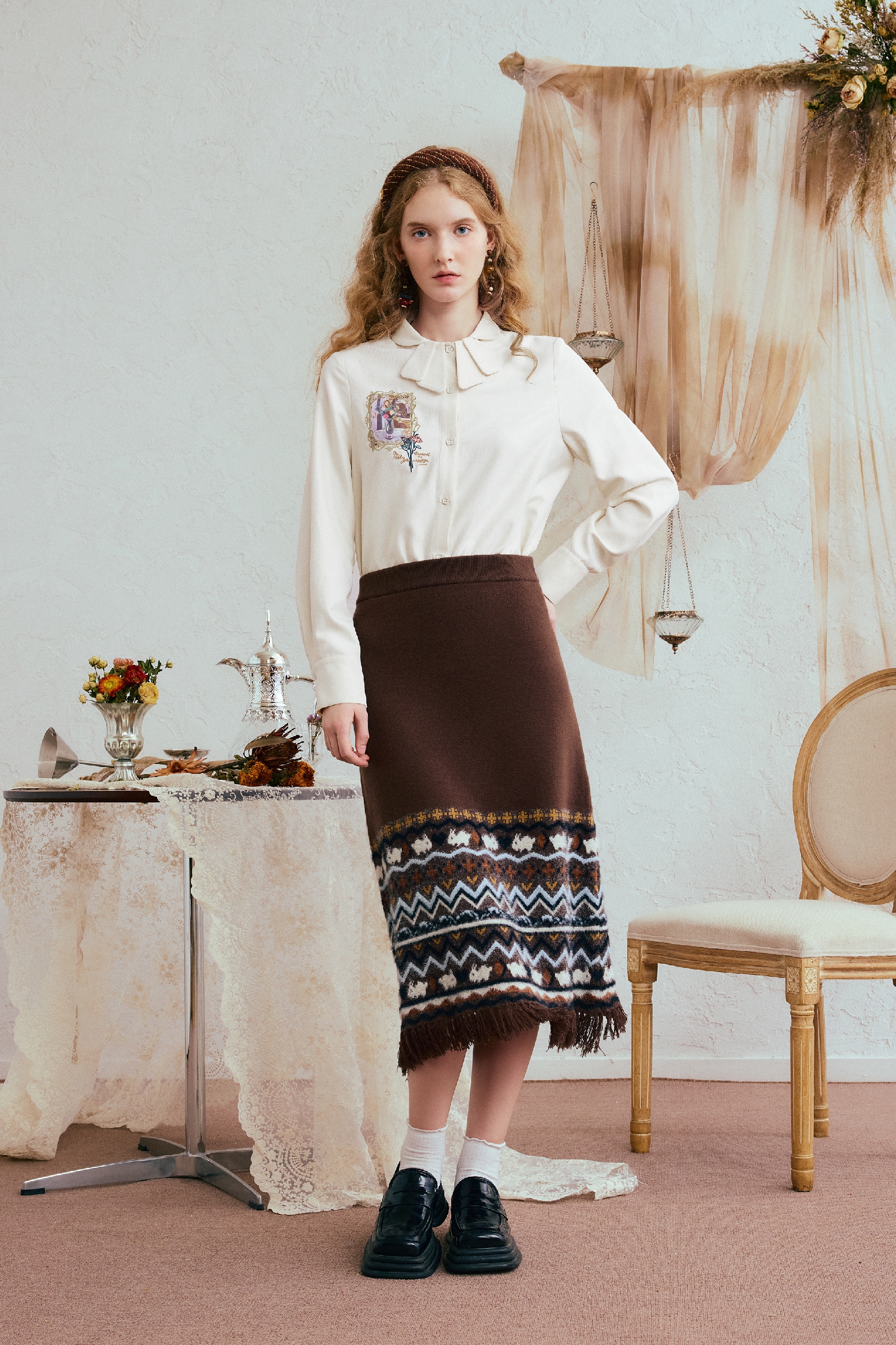 Winter-style Madra half-skirt