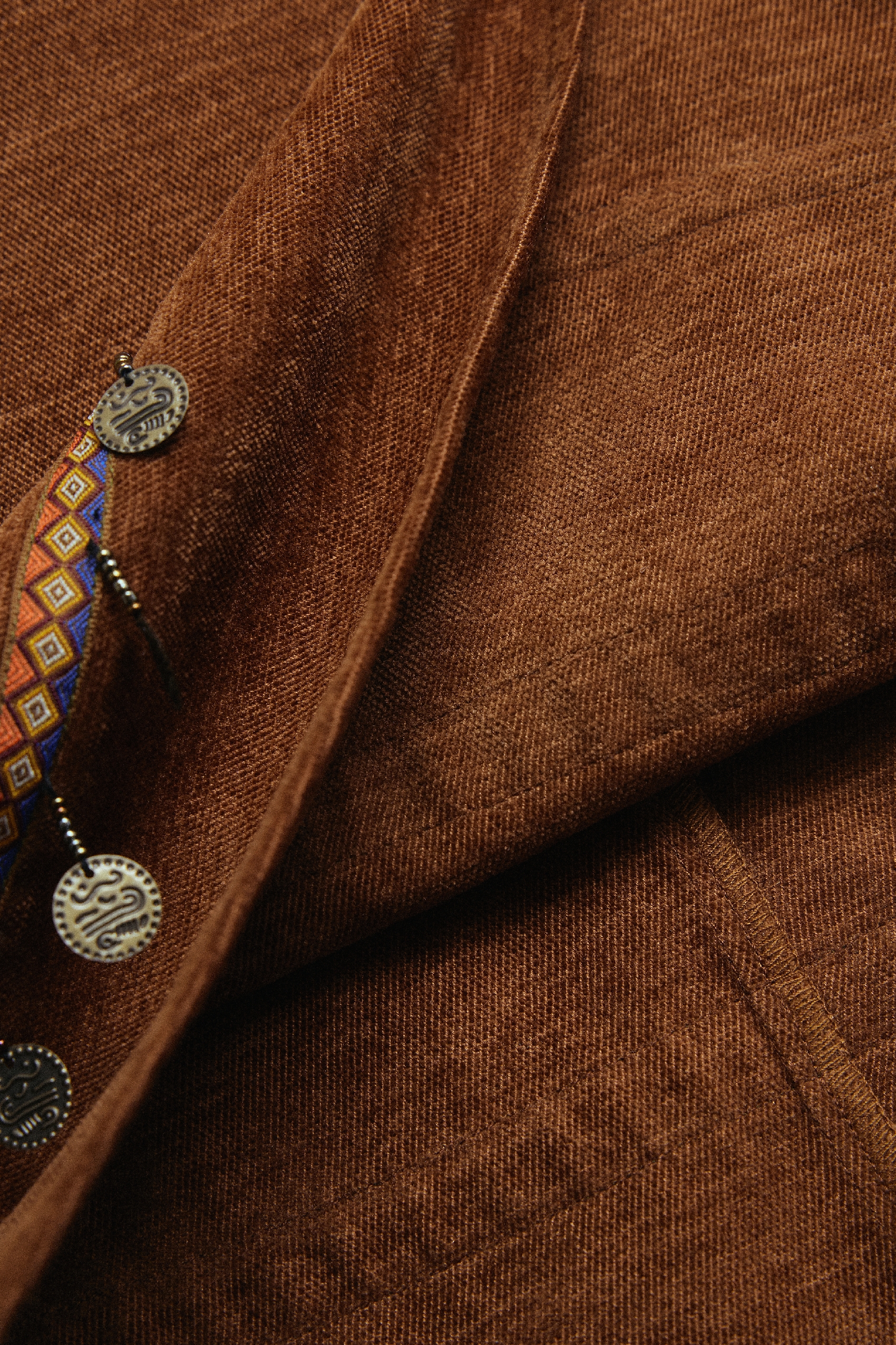 Ethnic style midi skirt