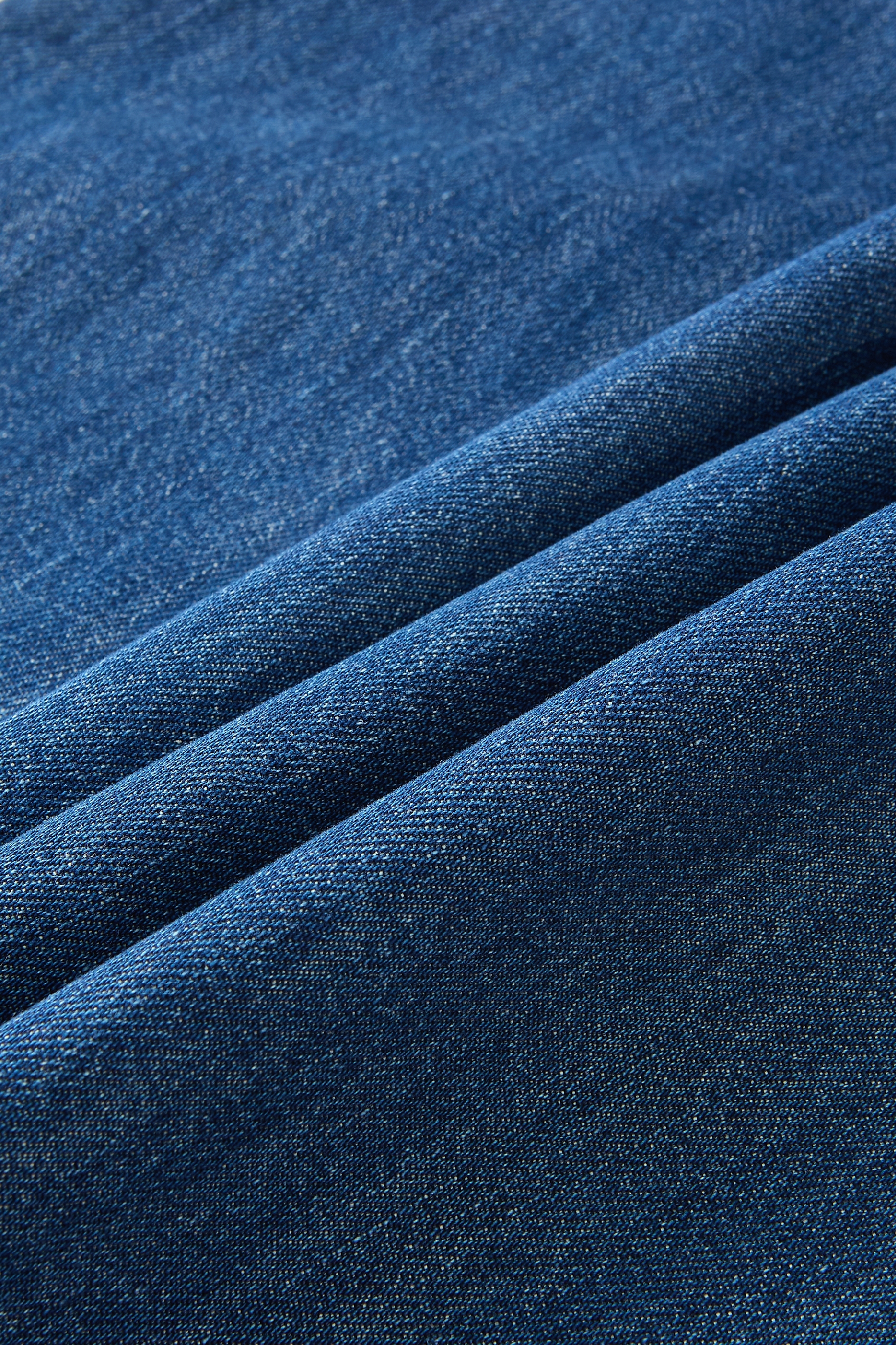 Embroidered casual denim pants