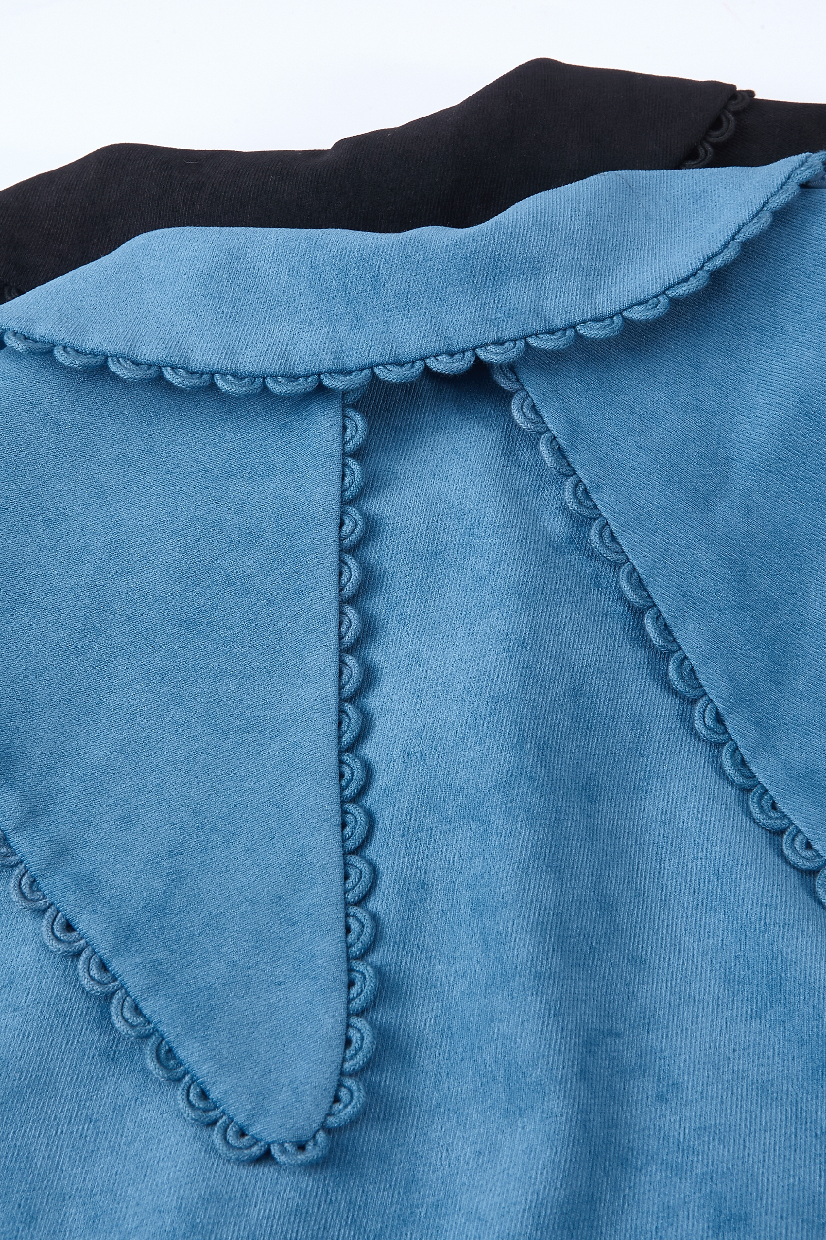 Blue Vintage Designer Shirt Dress-LYONSENS
