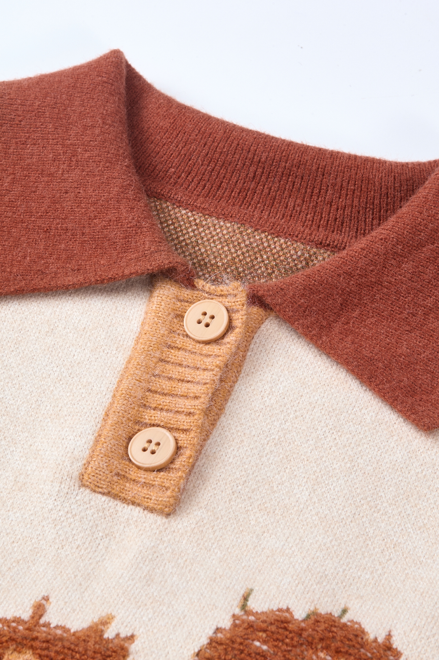 Van Gogh-Inspired Midi Knit Dress