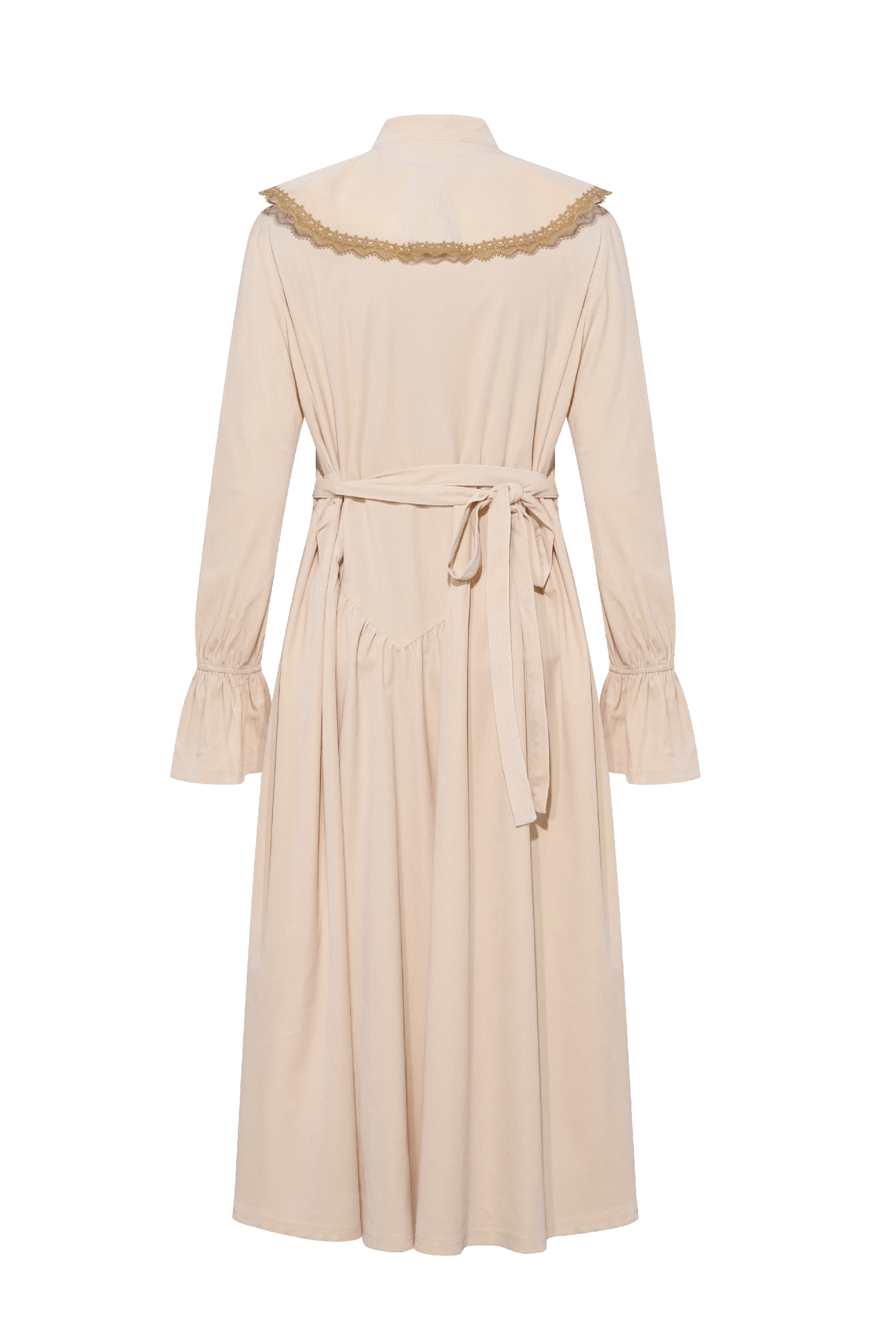 Matisse-Inspired French Long-Sleeve Shirt Dress