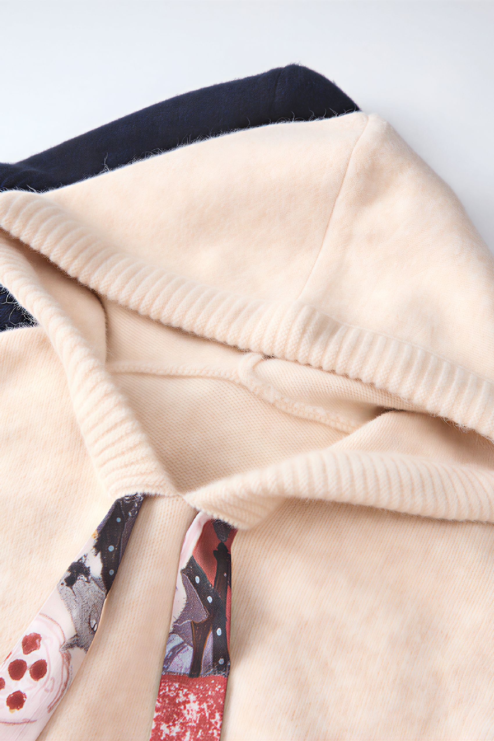 Hooded knit sweater dress