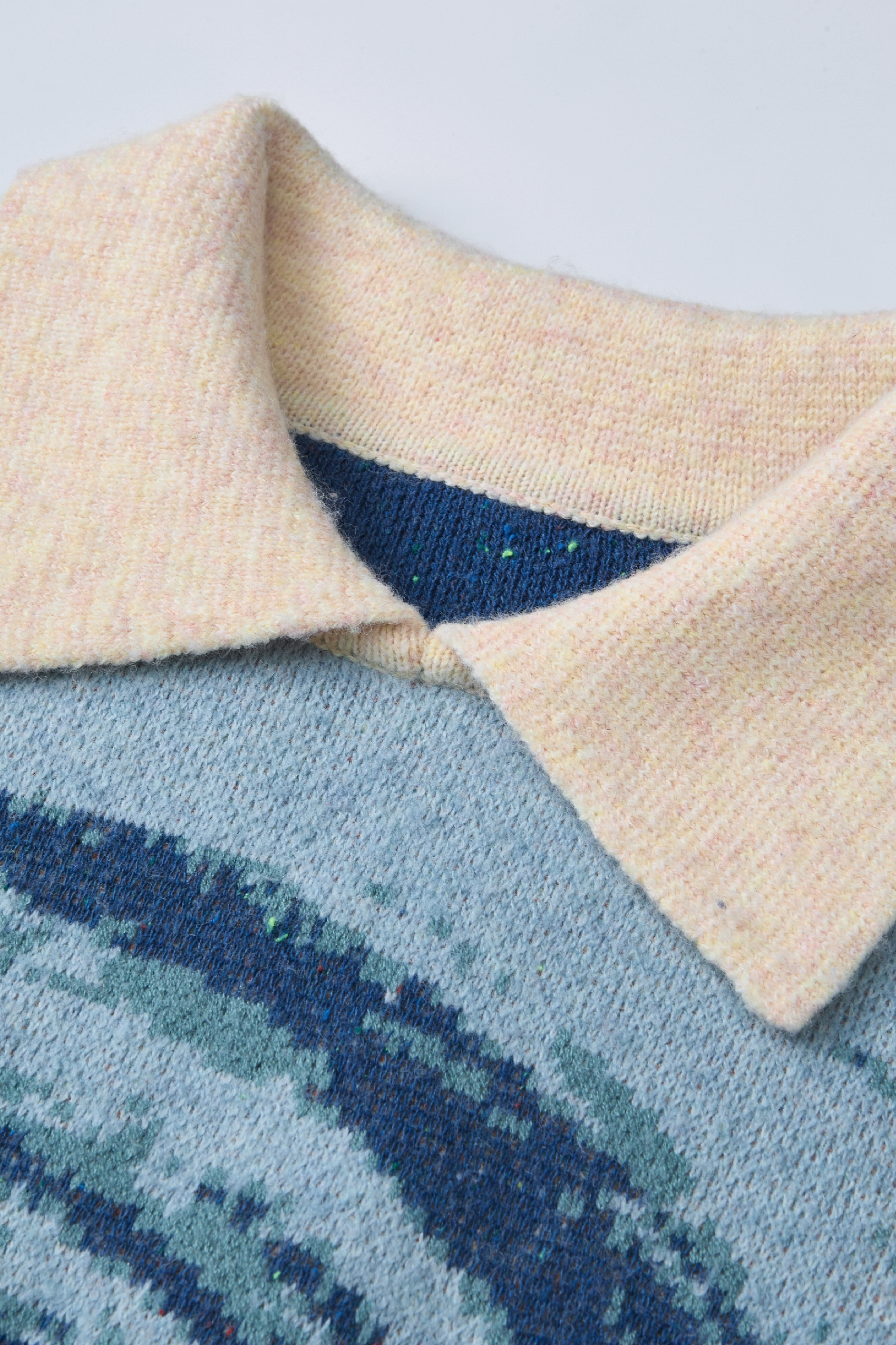 Van Gogh-Inspired Long Knit Casual Dress