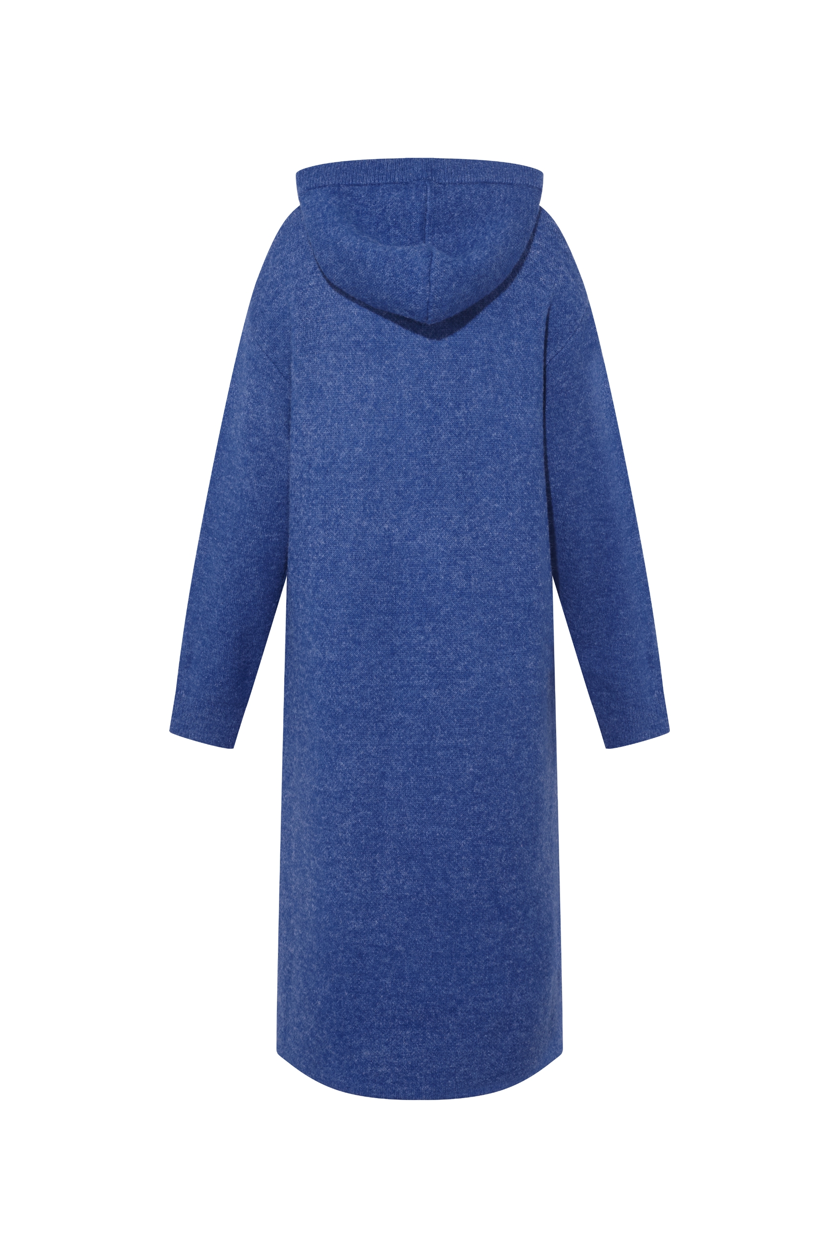 Knitted hooded sweater dress