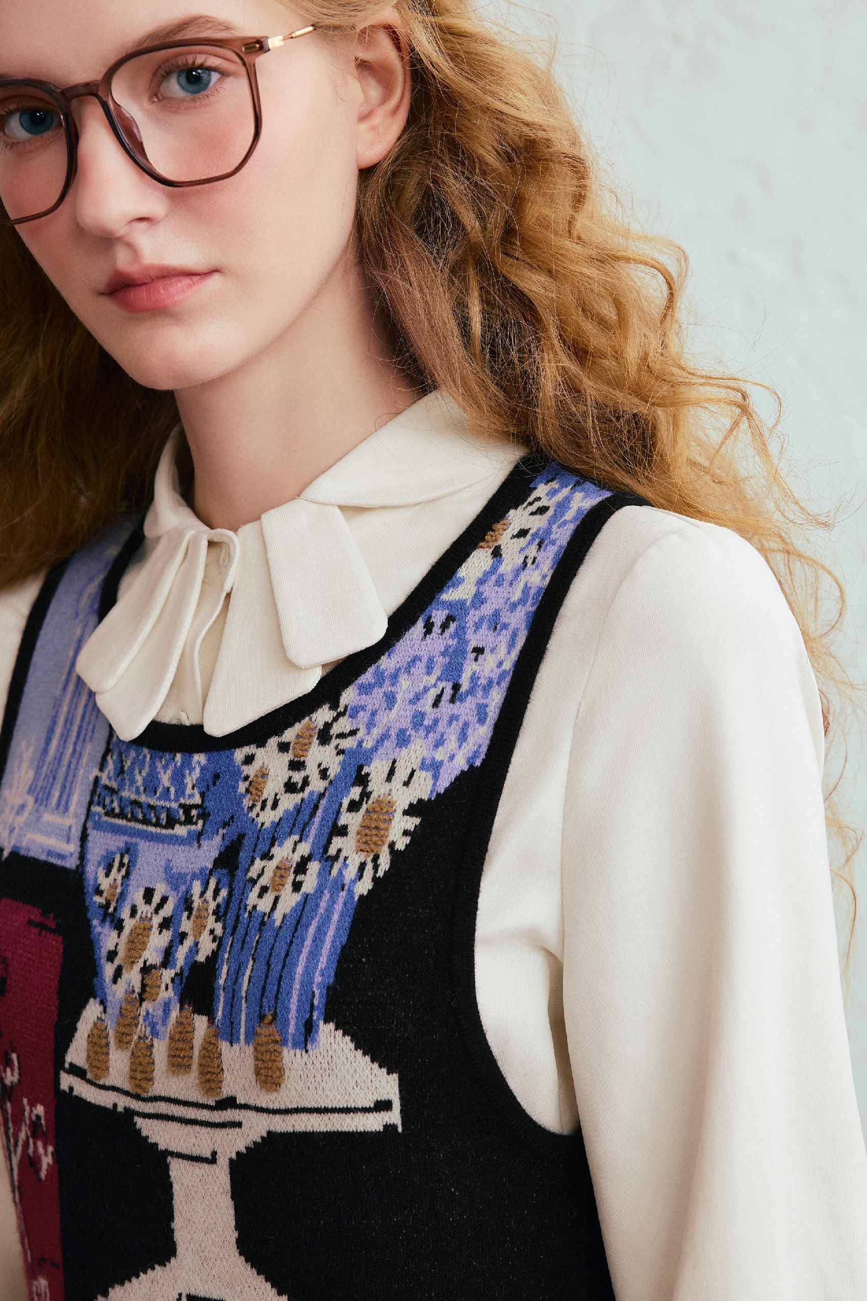 Knitted A-line Vest Dress