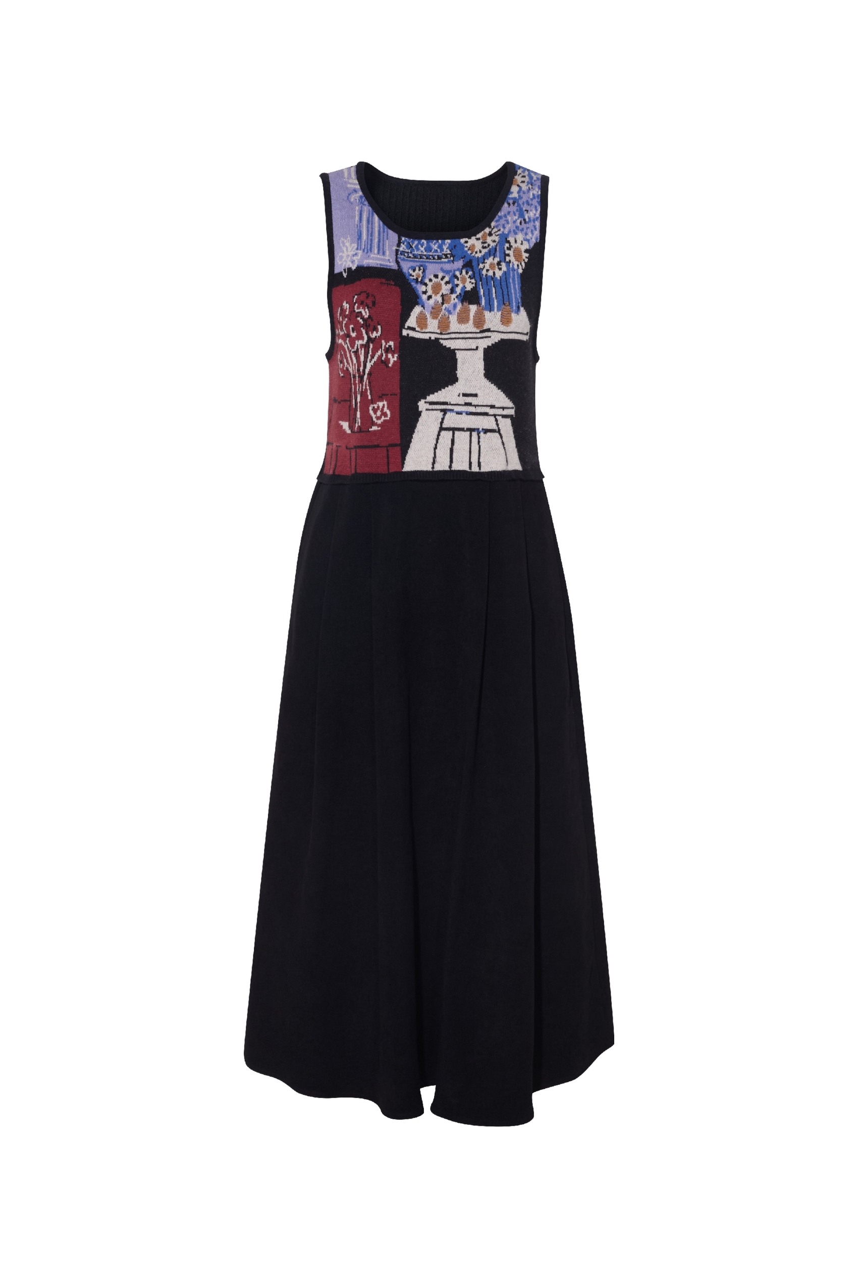 Knitted A-line Vest Dress