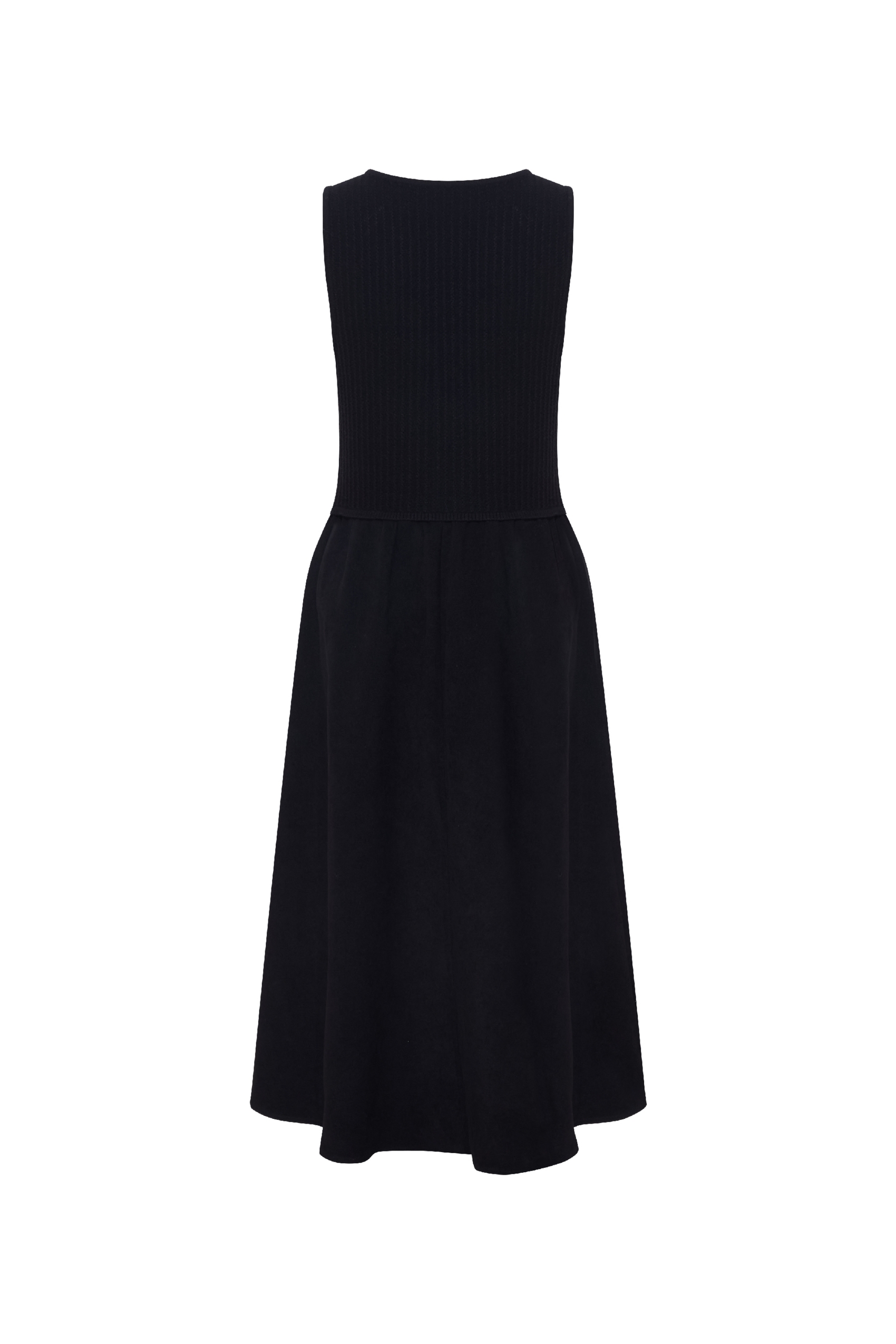 Knitted A-line Vest Dress