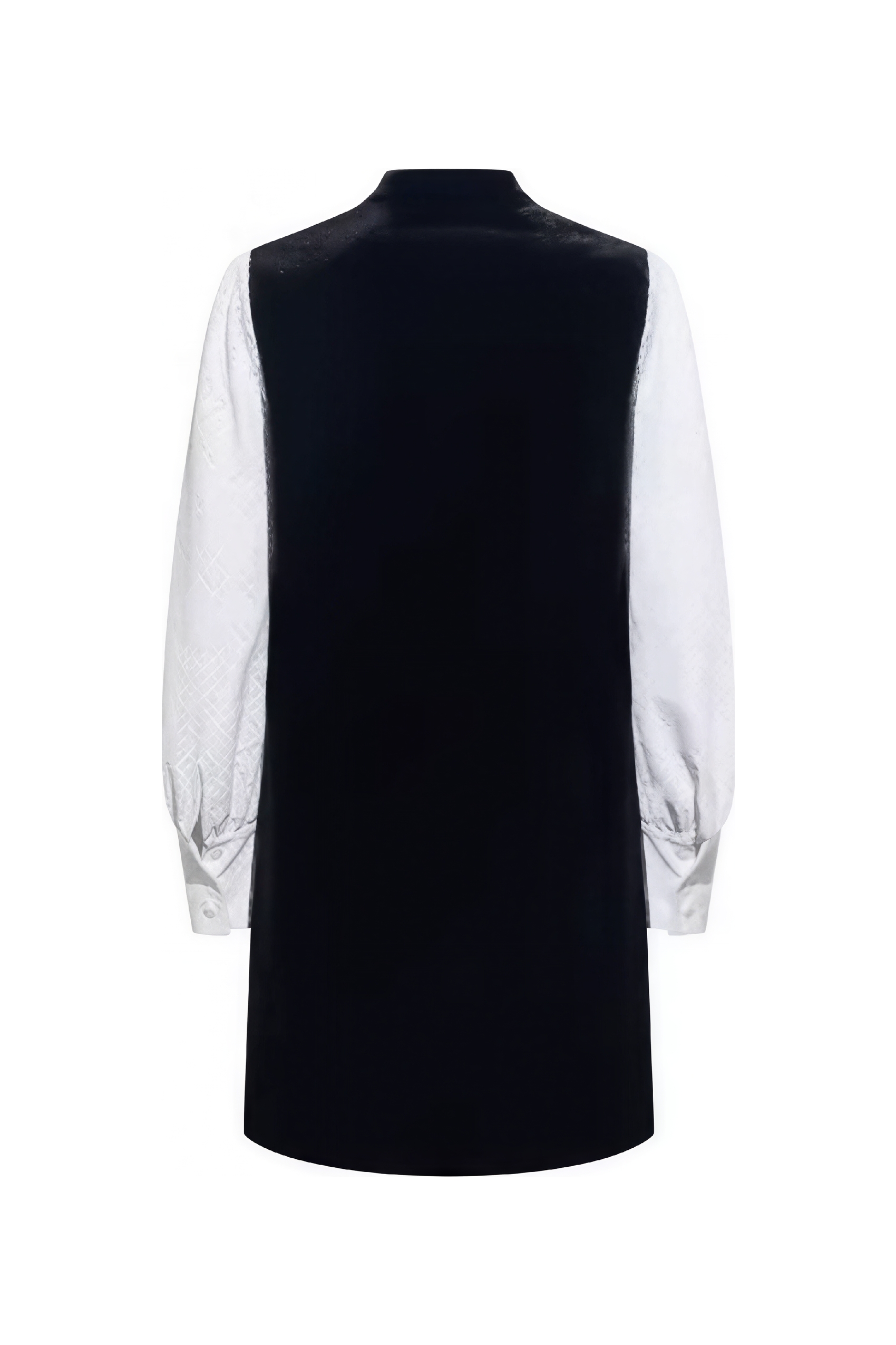 Van Gogh-Inspired Faux Layered Dress