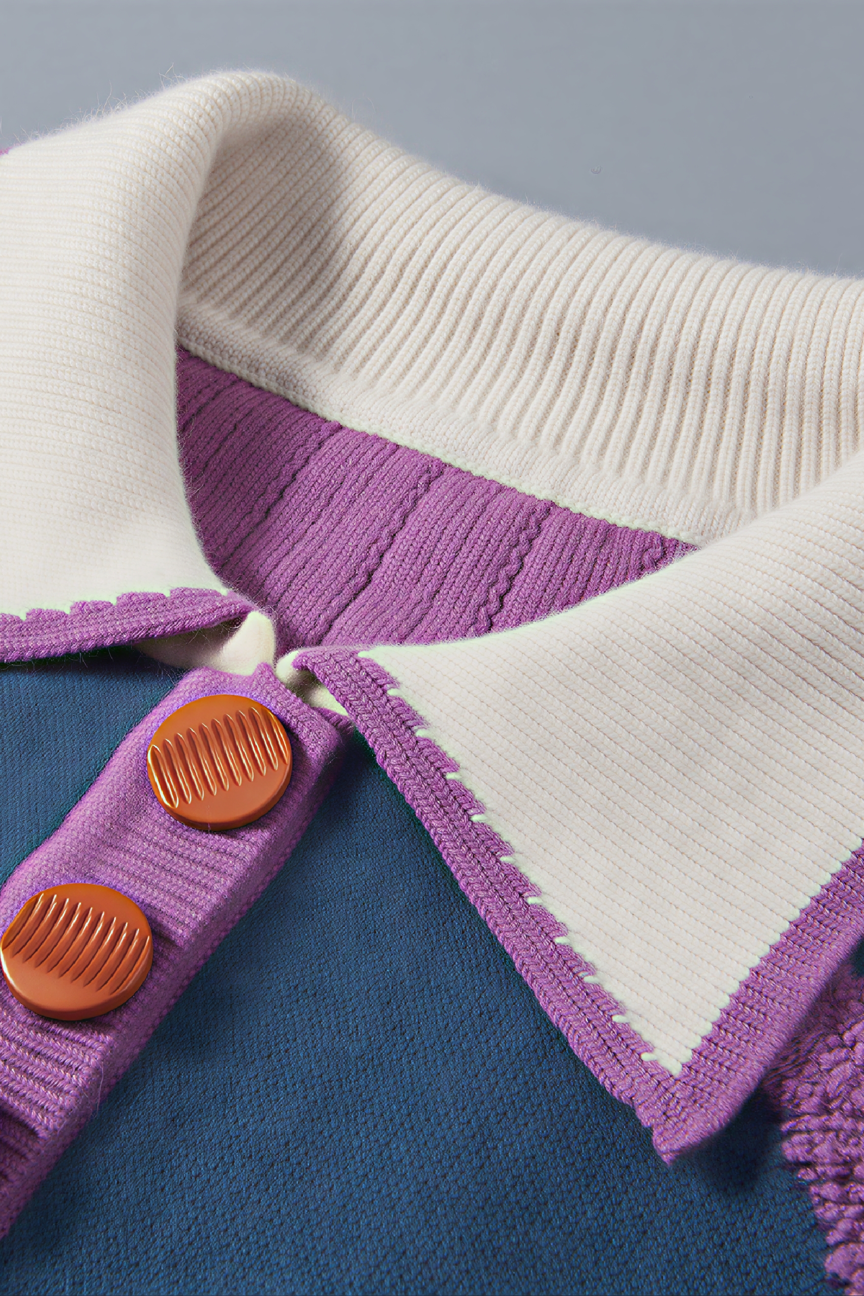 Figure Jacquard Embroidered Plaid Knit Dress