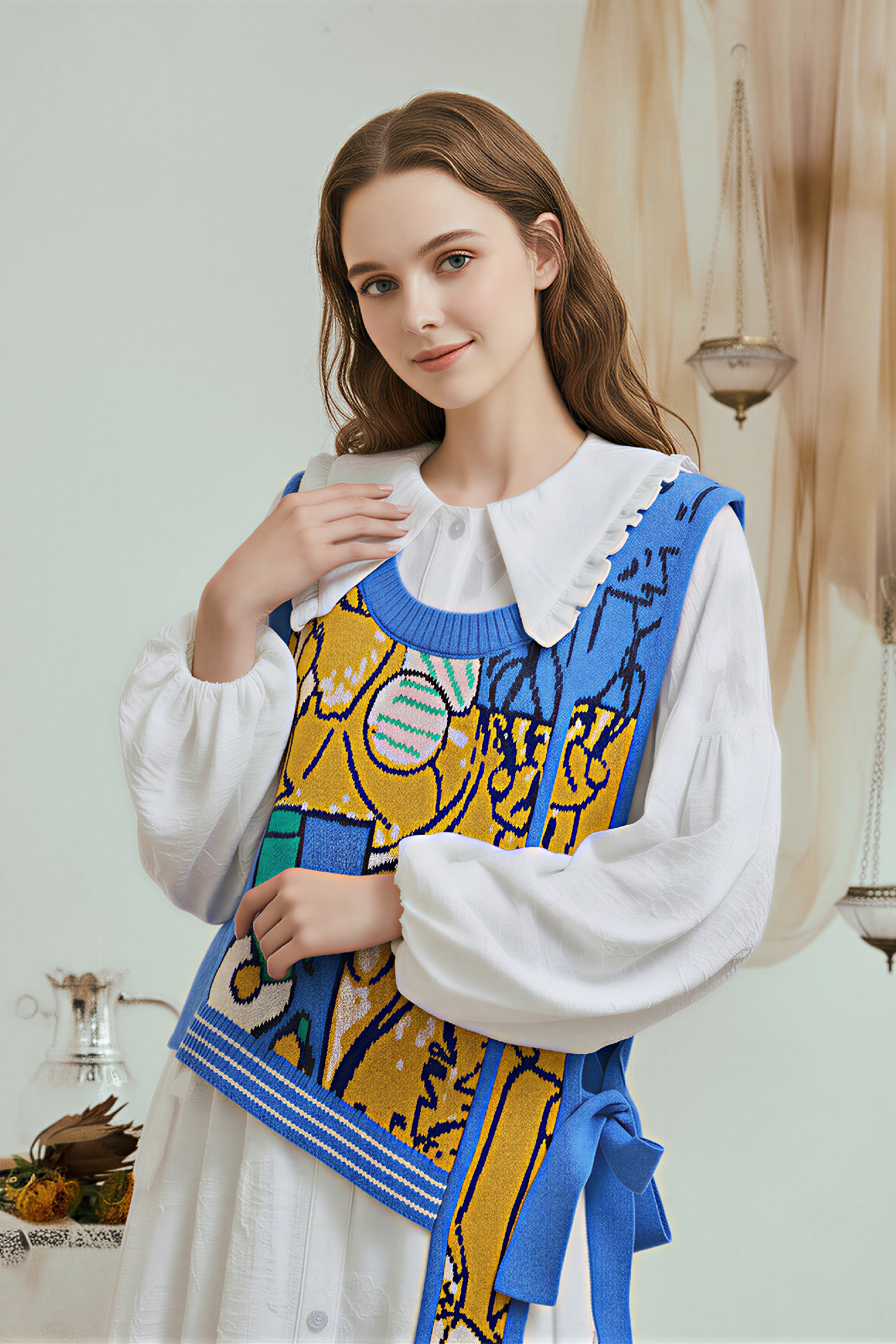 Vintage Sleeveless Knit Vest