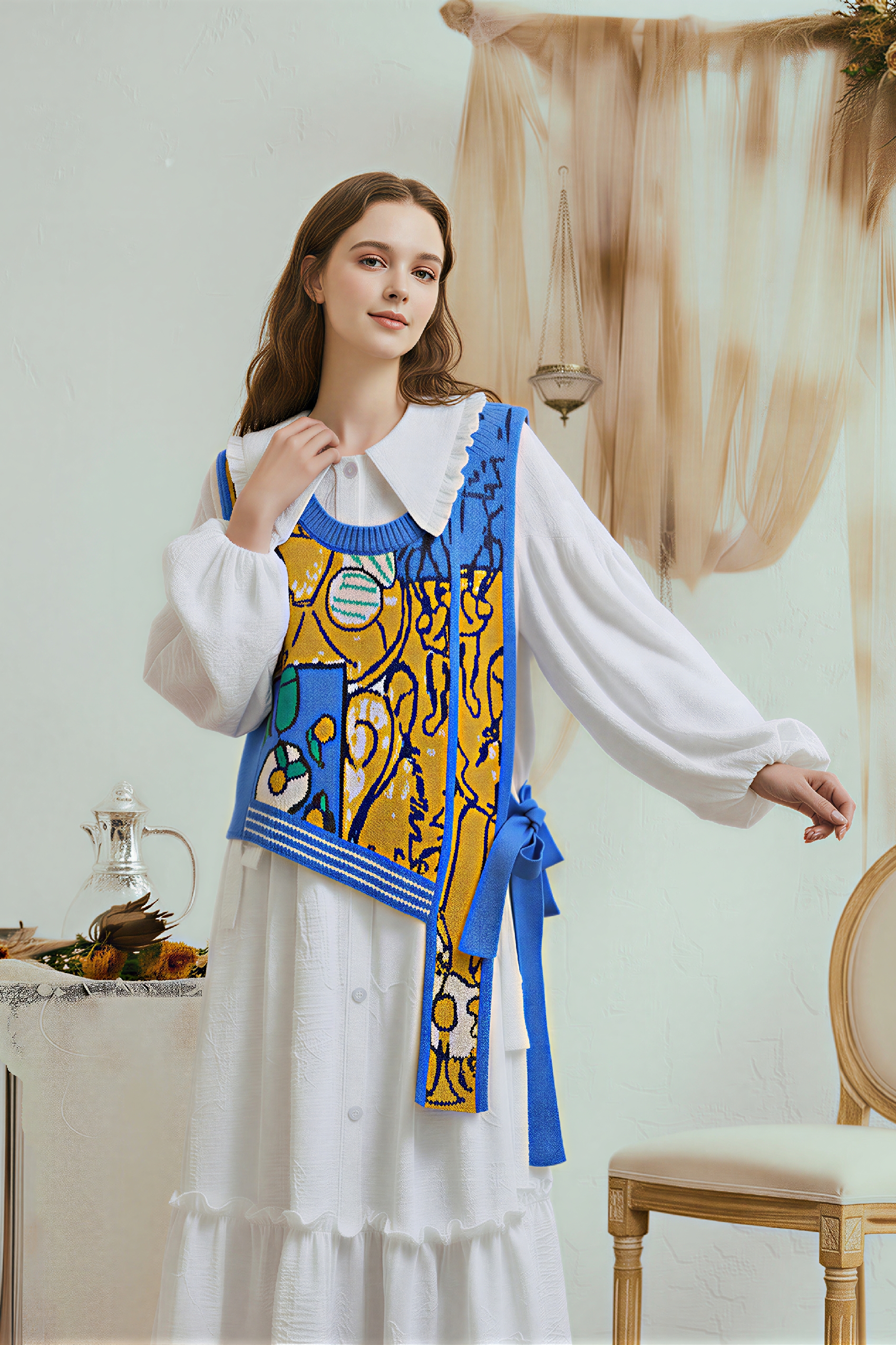 Vintage Sleeveless Knit Vest